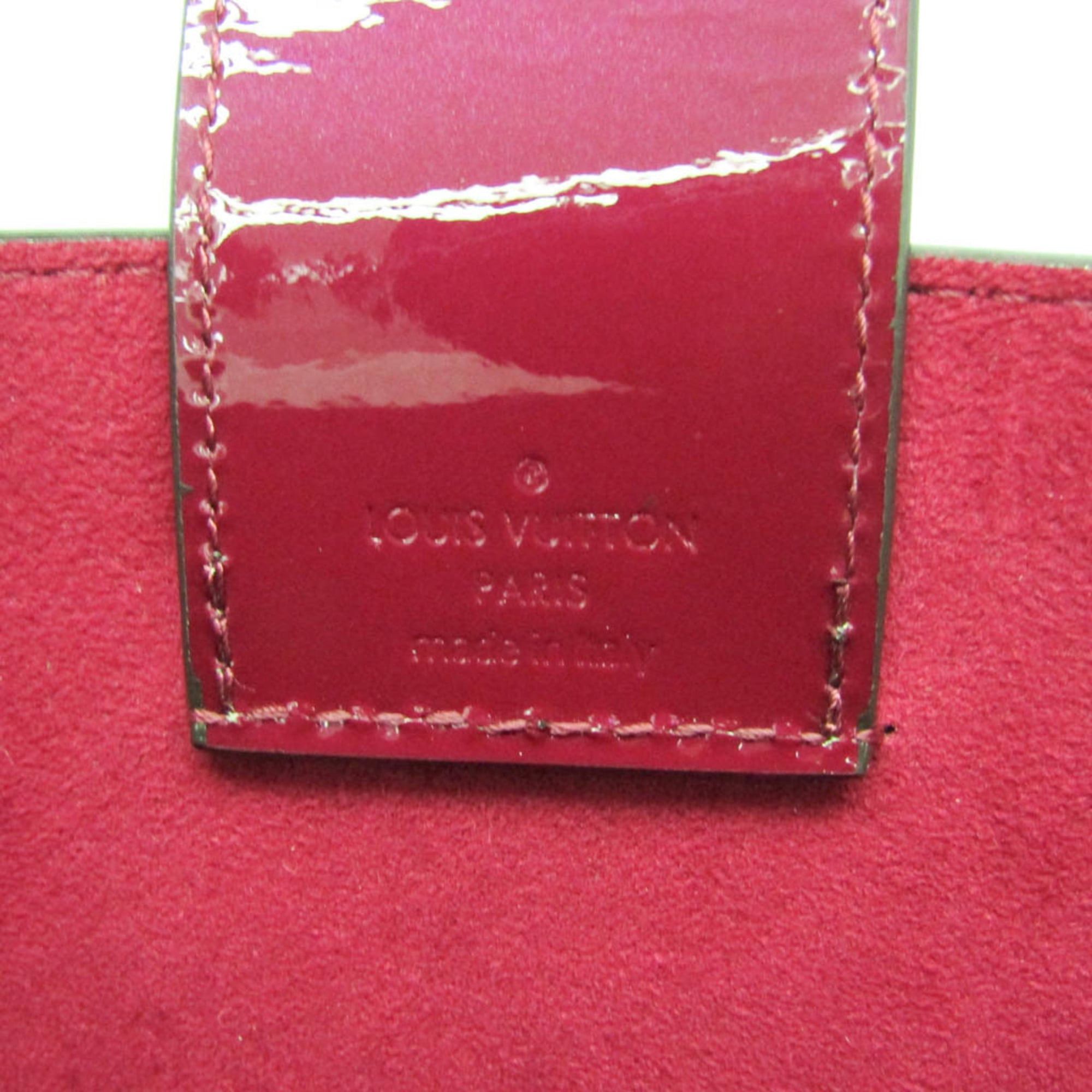 Louis Vuitton Louis Vuitton Monogram Vernis Long Beach M90480 Women's Shoulder Bag Magenta Size ONE SIZE - 9 Thumbnail