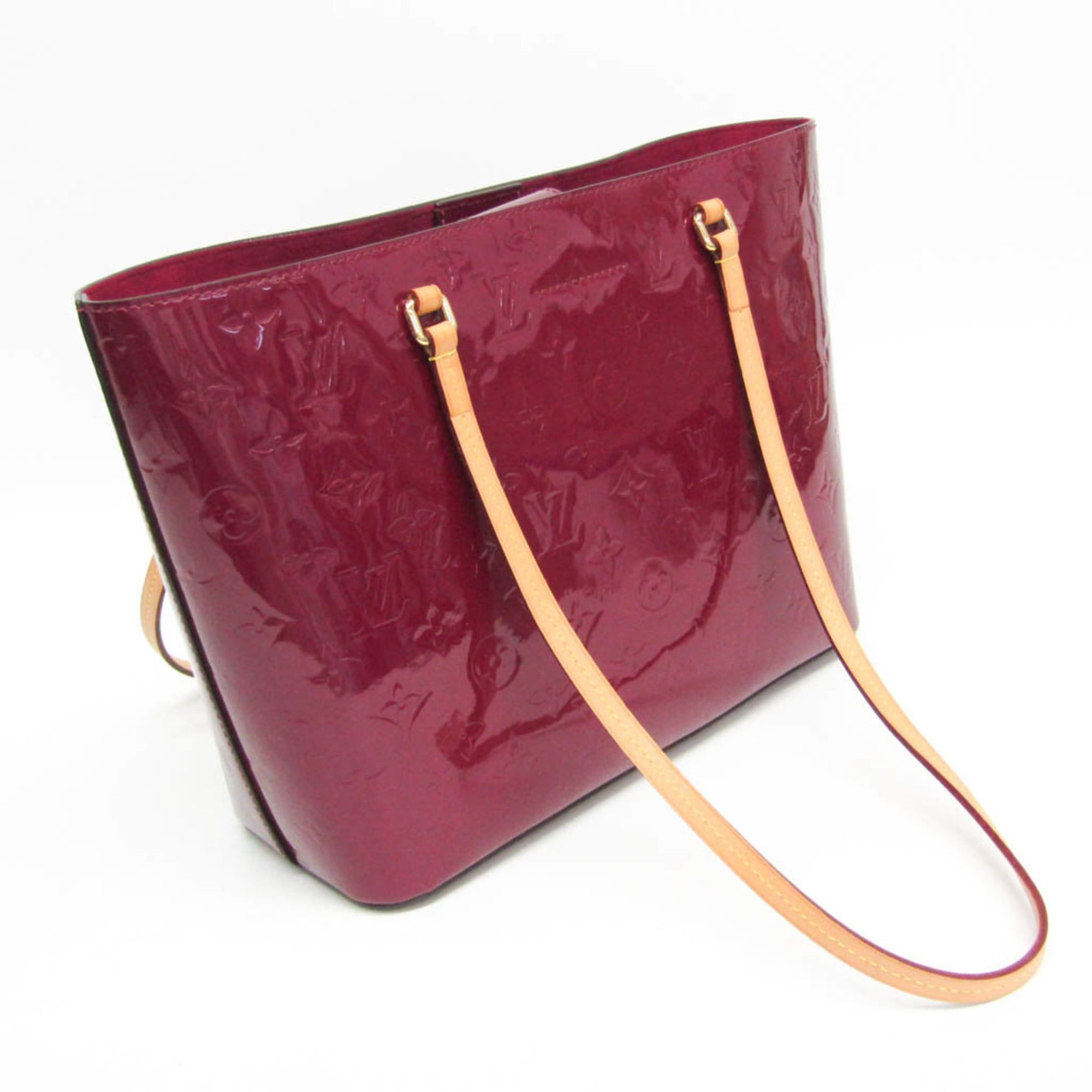 Louis Vuitton Louis Vuitton Monogram Vernis Long Beach M90480 Women's Shoulder Bag Magenta Size ONE SIZE - 6 Thumbnail