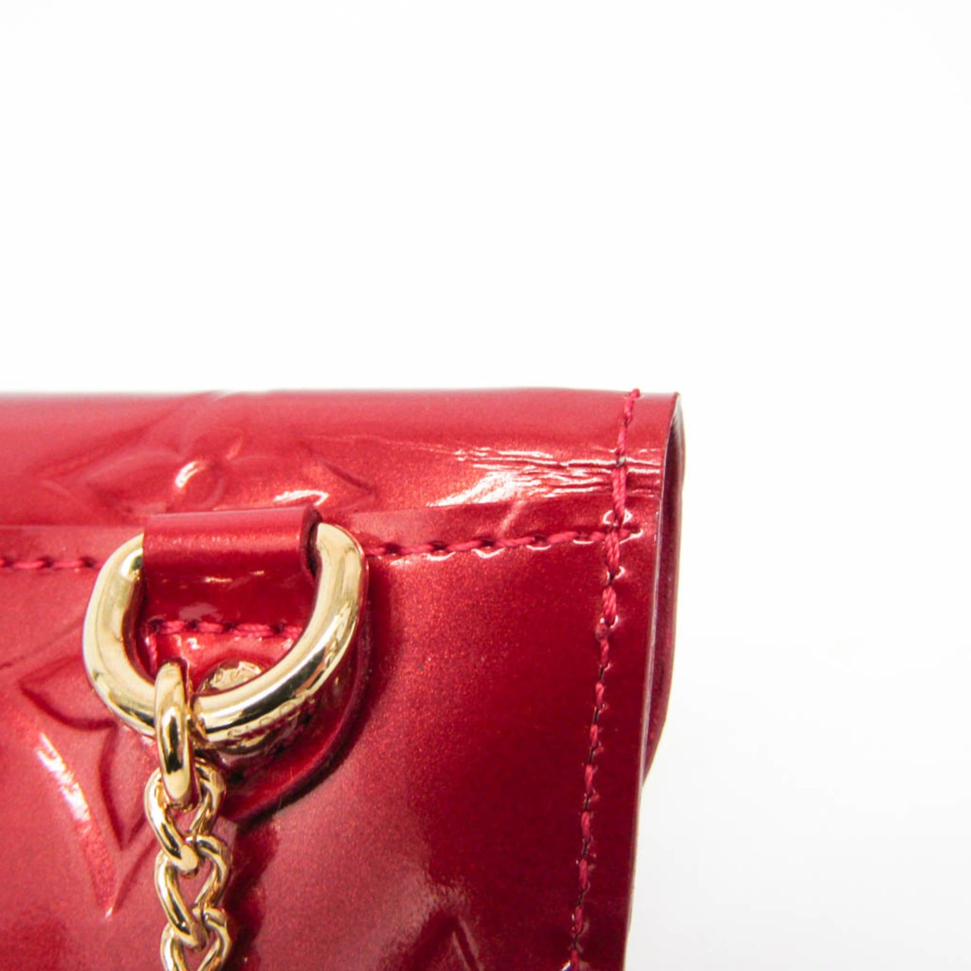 Louis Vuitton Louis Vuitton Monogram Vernis Enveloppe Plat Key Case M91917 Women's Monogram Vernis Coin Purse/coin Case Pomme D'amour Size ONE SIZE - 9 Thumbnail