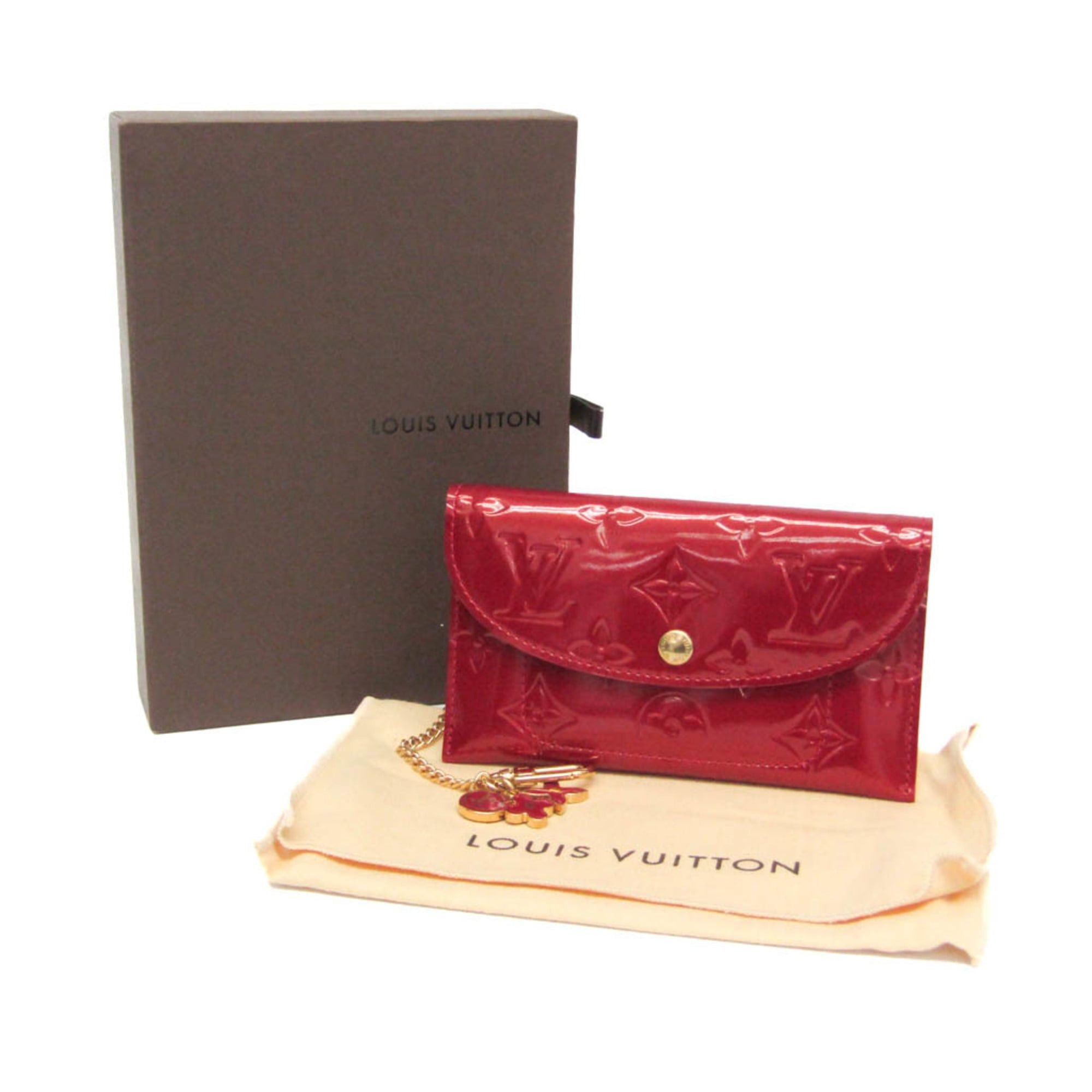 Louis Vuitton Louis Vuitton Monogram Vernis Enveloppe Plat Key Case M91917 Women's Monogram Vernis Coin Purse/coin Case Pomme D'amour Size ONE SIZE - 2 Thumbnail