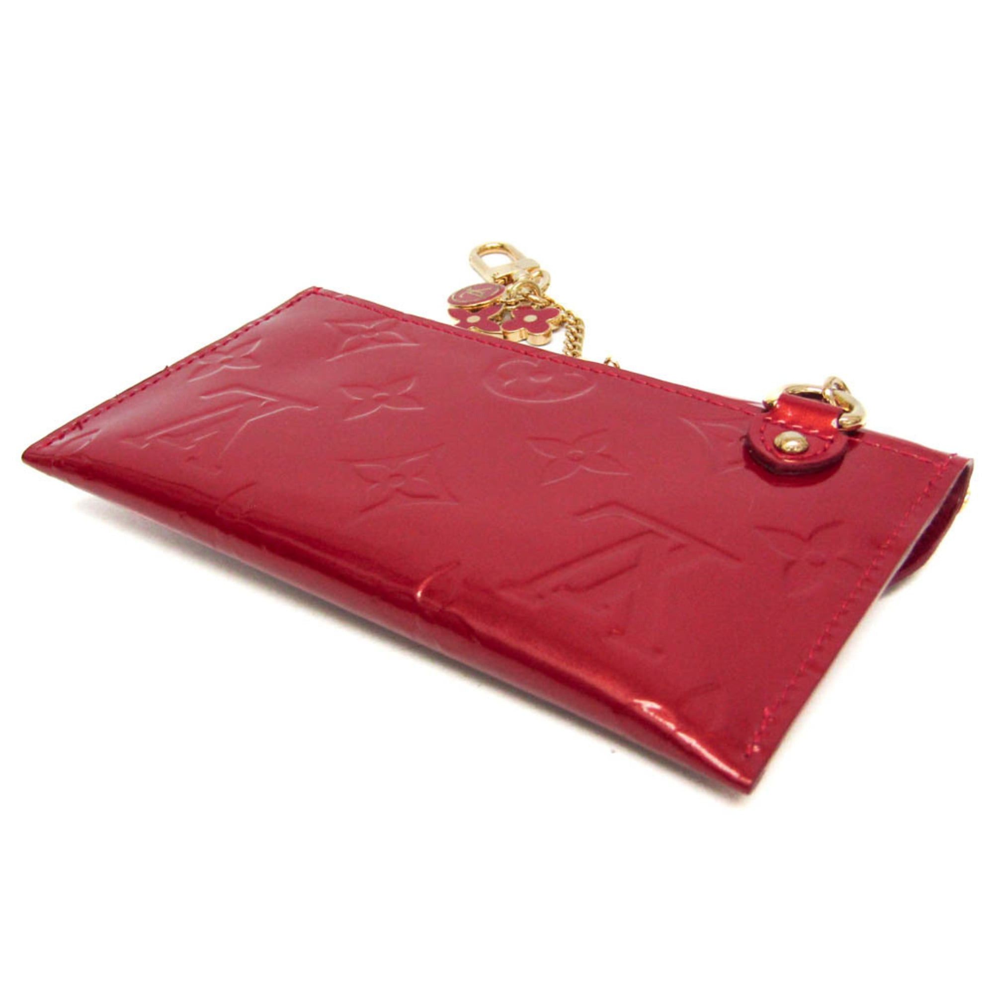 Louis Vuitton Louis Vuitton Monogram Vernis Enveloppe Plat Key Case M91917 Women's Monogram Vernis Coin Purse/coin Case Pomme D'amour Size ONE SIZE - 3 Thumbnail