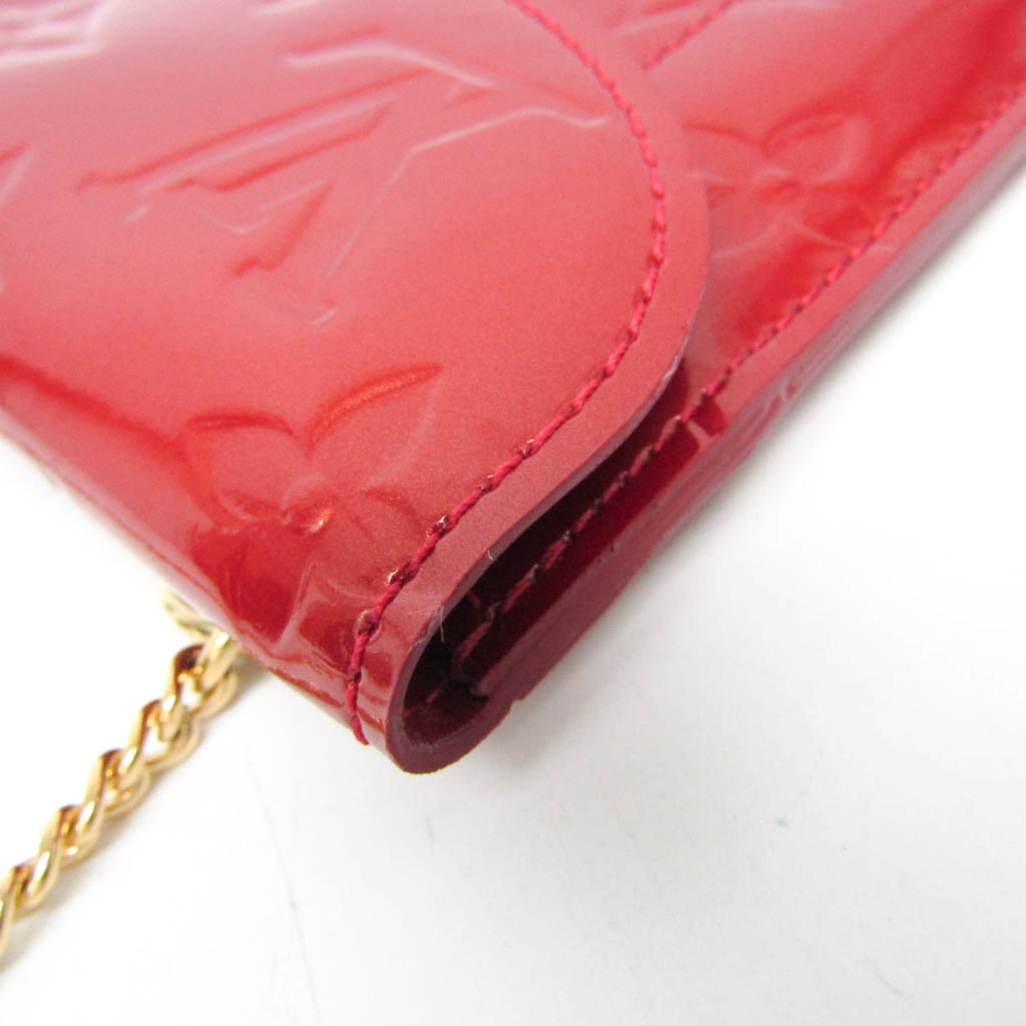 Louis Vuitton Louis Vuitton Monogram Vernis Enveloppe Plat Key Case M91917 Women's Monogram Vernis Coin Purse/coin Case Pomme D'amour Size ONE SIZE - 8 Thumbnail