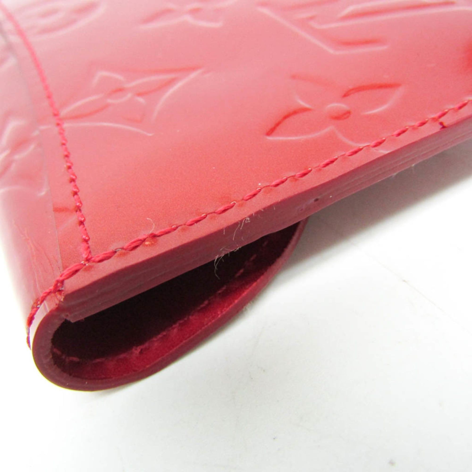Louis Vuitton Louis Vuitton Monogram Vernis Enveloppe Plat Key Case M91917 Women's Monogram Vernis Coin Purse/coin Case Pomme D'amour Size ONE SIZE - 6 Thumbnail