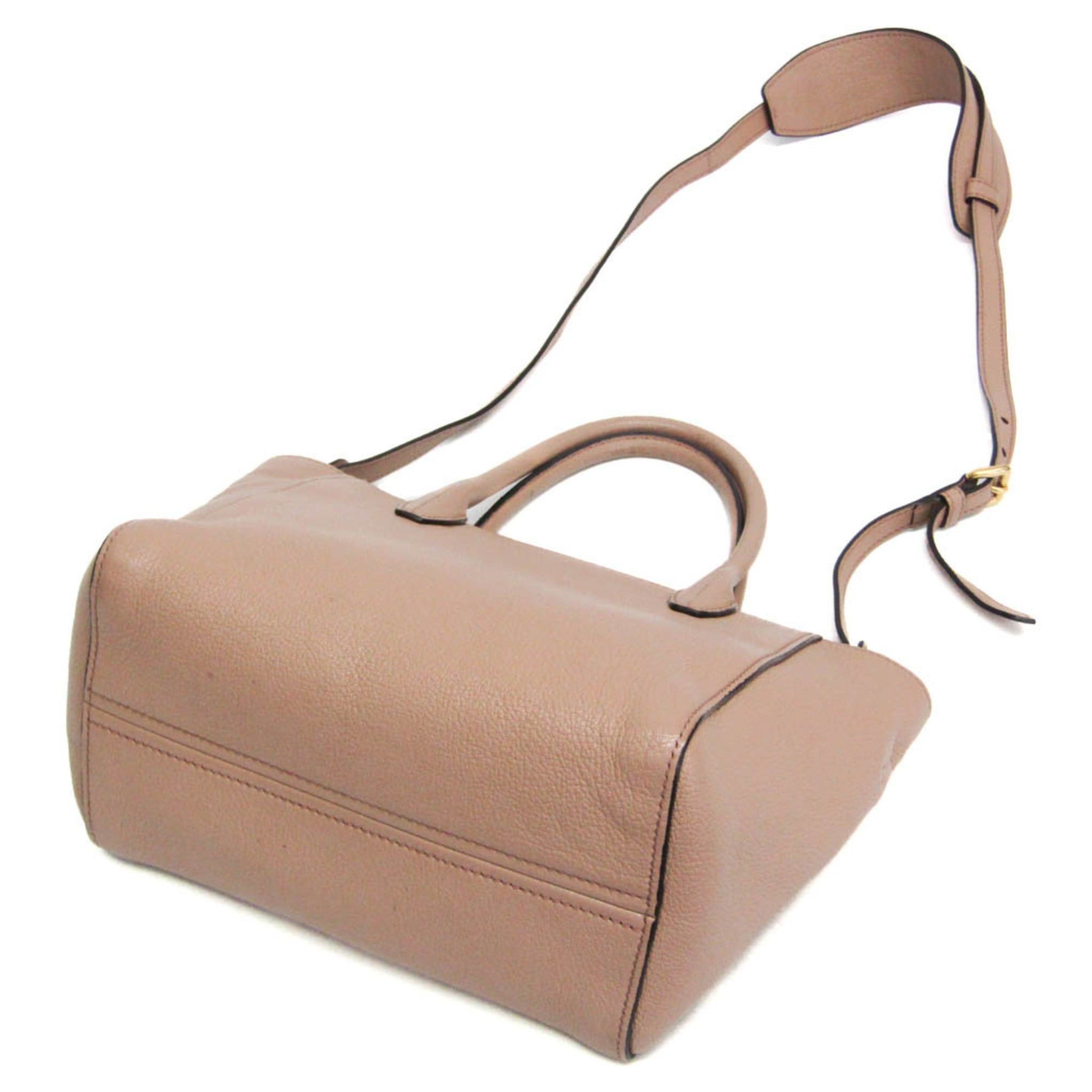 Miu Miu Miu Miu Madras 5BG143 Women's Leather Handbag,Shoulder Bag Pink Beige Size ONE SIZE - 2 Thumbnail