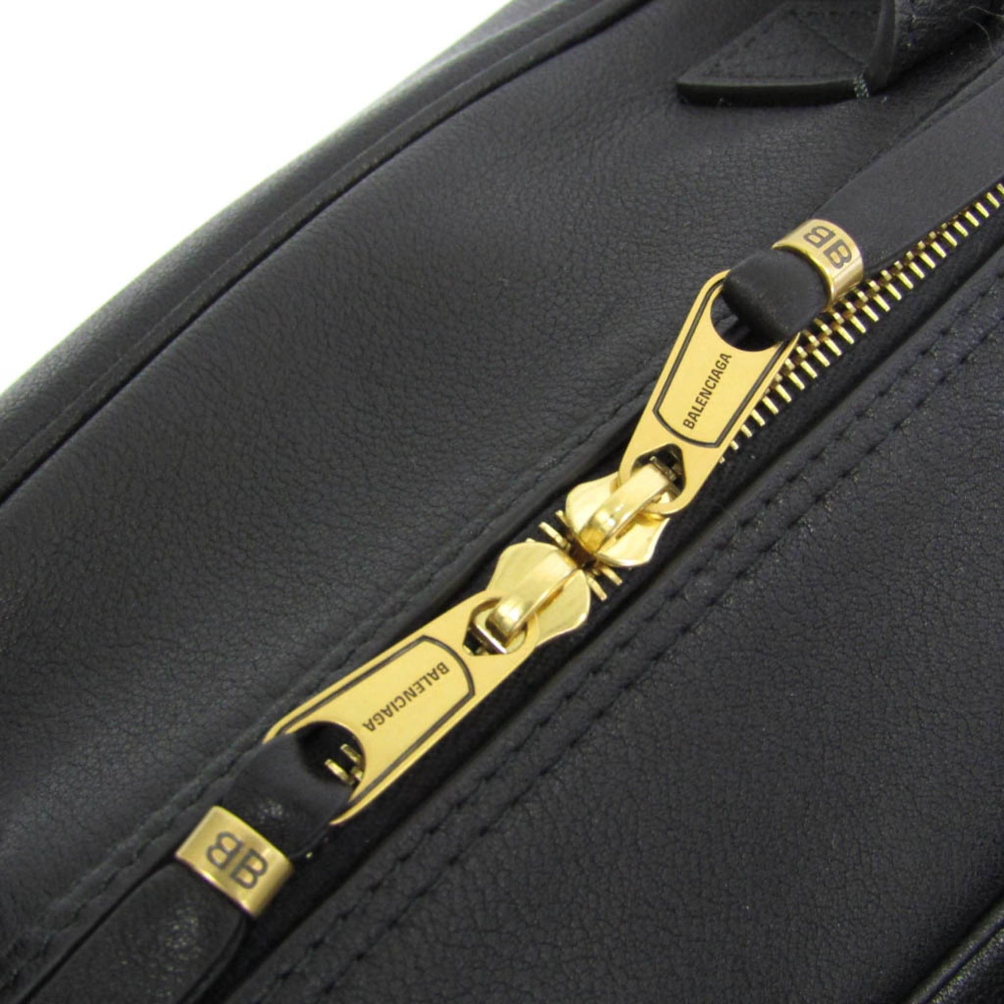Balenciaga Balenciaga Carry Bowling Bag 826425 Women's Leather Handbag,Shoulder Bag Black Size ONE SIZE - 8 Thumbnail