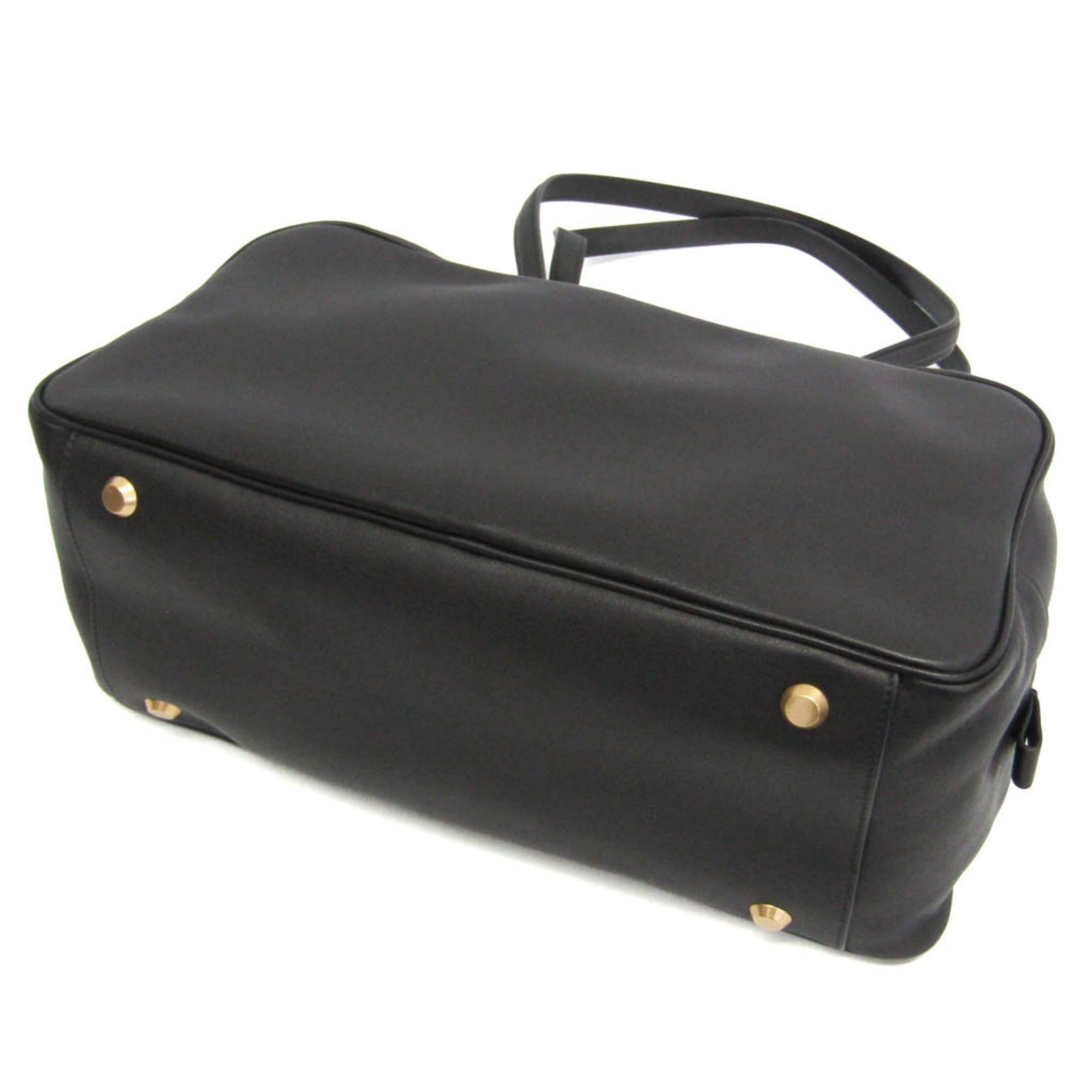 Balenciaga Balenciaga Carry Bowling Bag 826425 Women's Leather Handbag,Shoulder Bag Black Size ONE SIZE - 2 Thumbnail