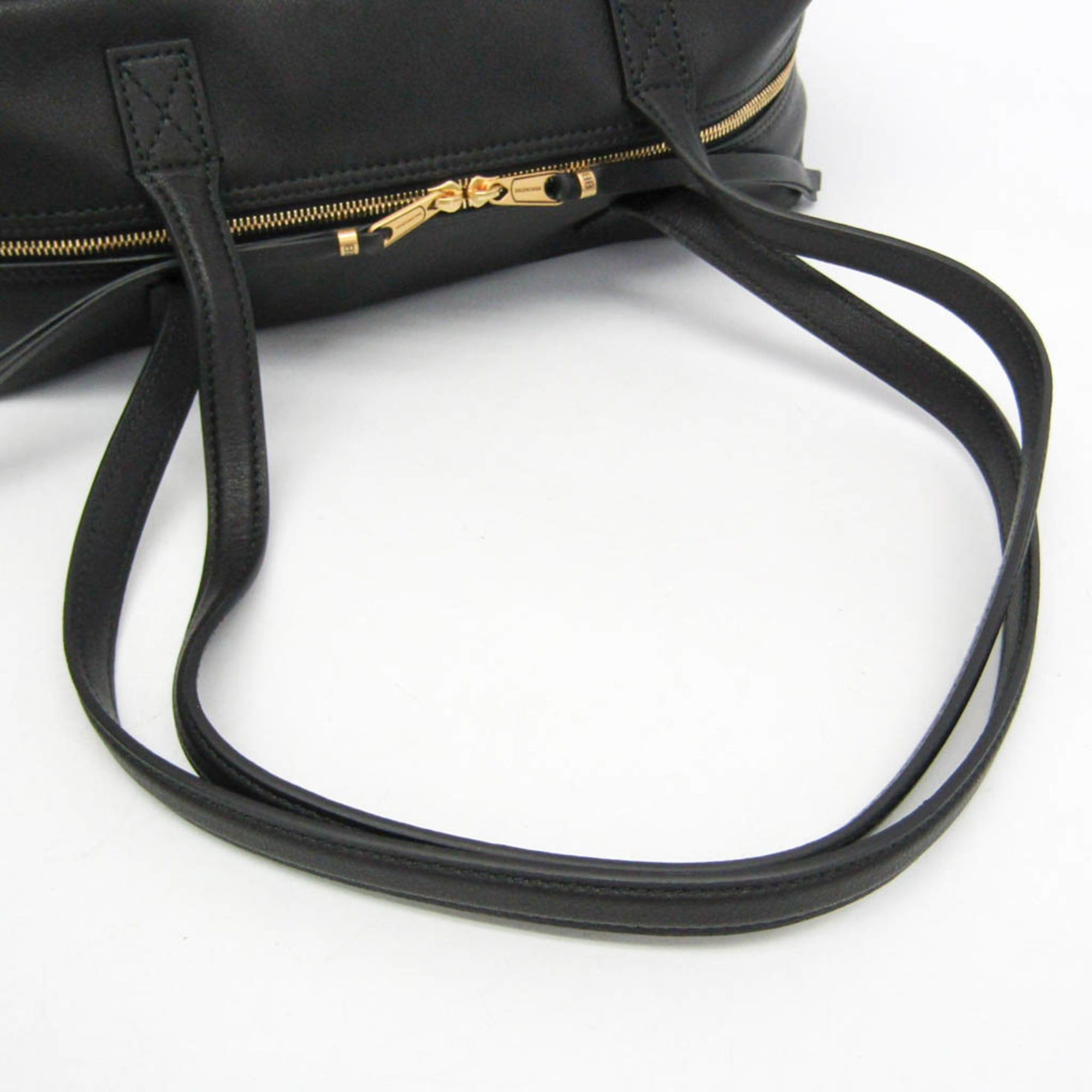 Balenciaga Balenciaga Carry Bowling Bag 826425 Women's Leather Handbag,Shoulder Bag Black Size ONE SIZE - 7 Thumbnail