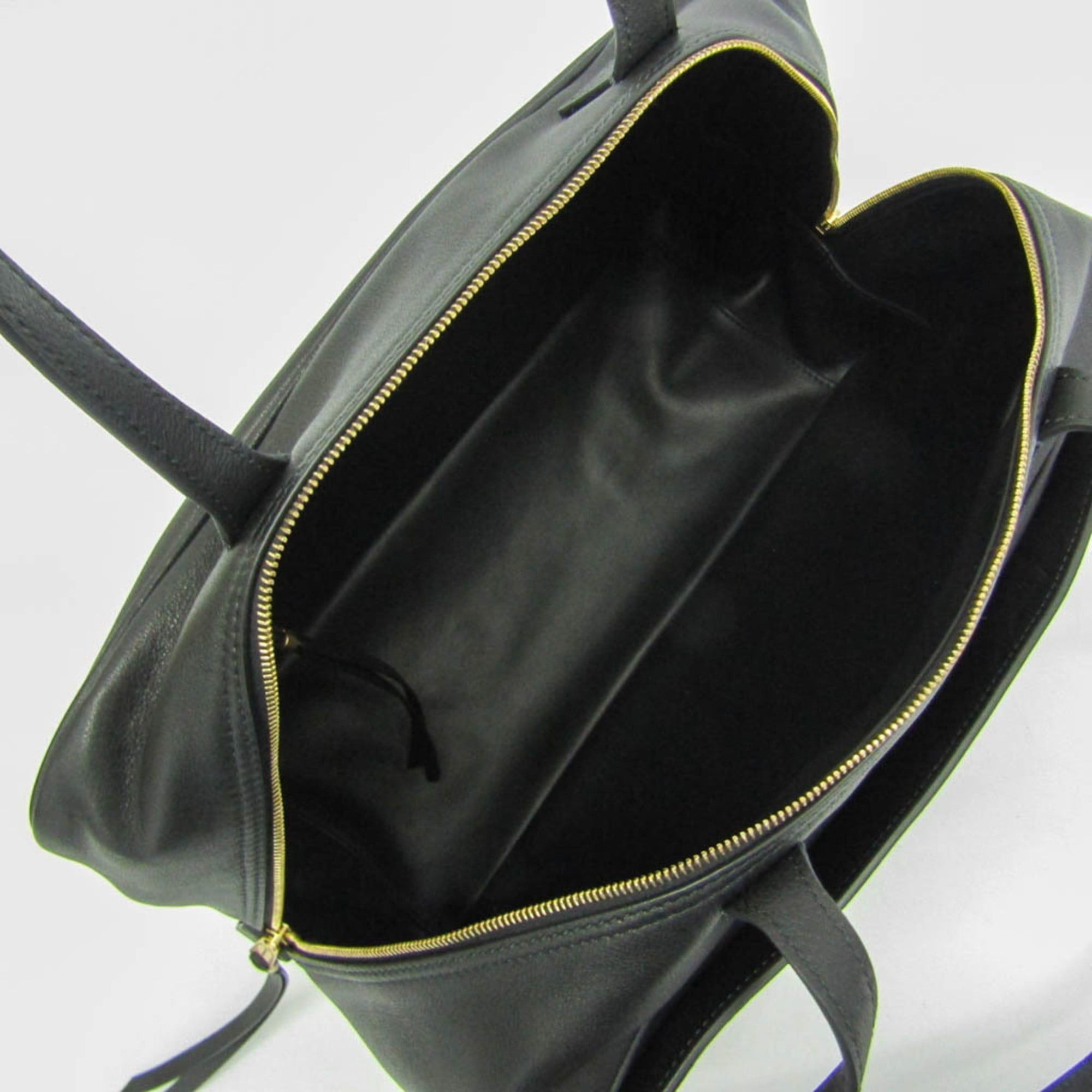 Balenciaga Balenciaga Carry Bowling Bag 826425 Women's Leather Handbag,Shoulder Bag Black Size ONE SIZE - 3 Thumbnail