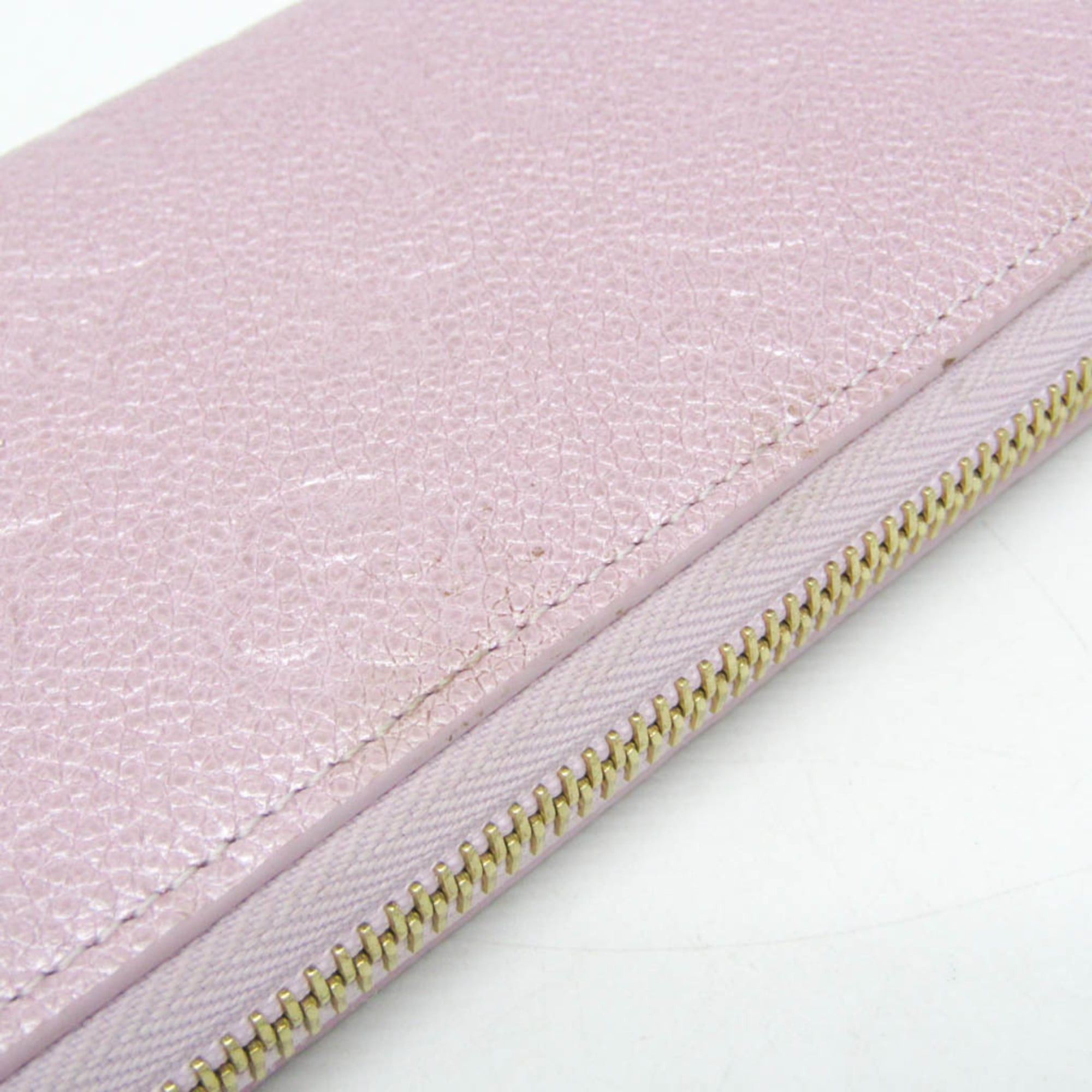 Louis Vuitton Louis Vuitton Empreinte Clemence Wallet M82173 Women's Leather Wallet Pink Size ONE SIZE - 8 Thumbnail