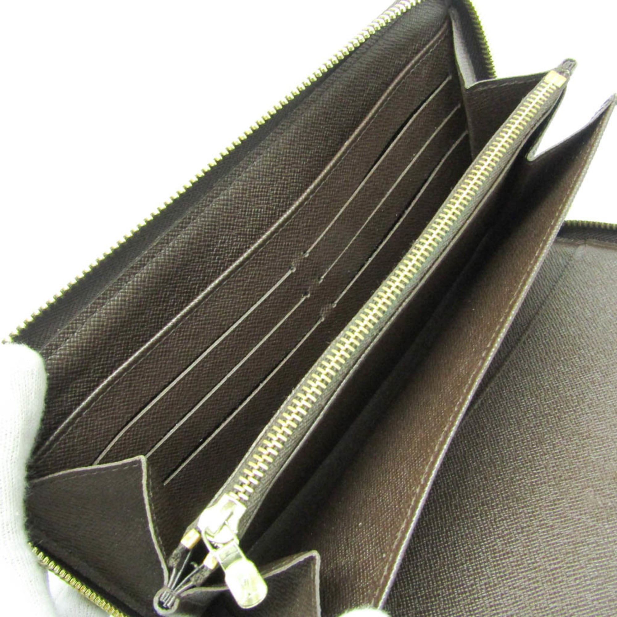 Louis Vuitton Louis Vuitton Damier Zippy Organizer N60003 Men,Women Damier Canvas Long Wallet (bi-fold) Ebene Size ONE SIZE - 4 Thumbnail