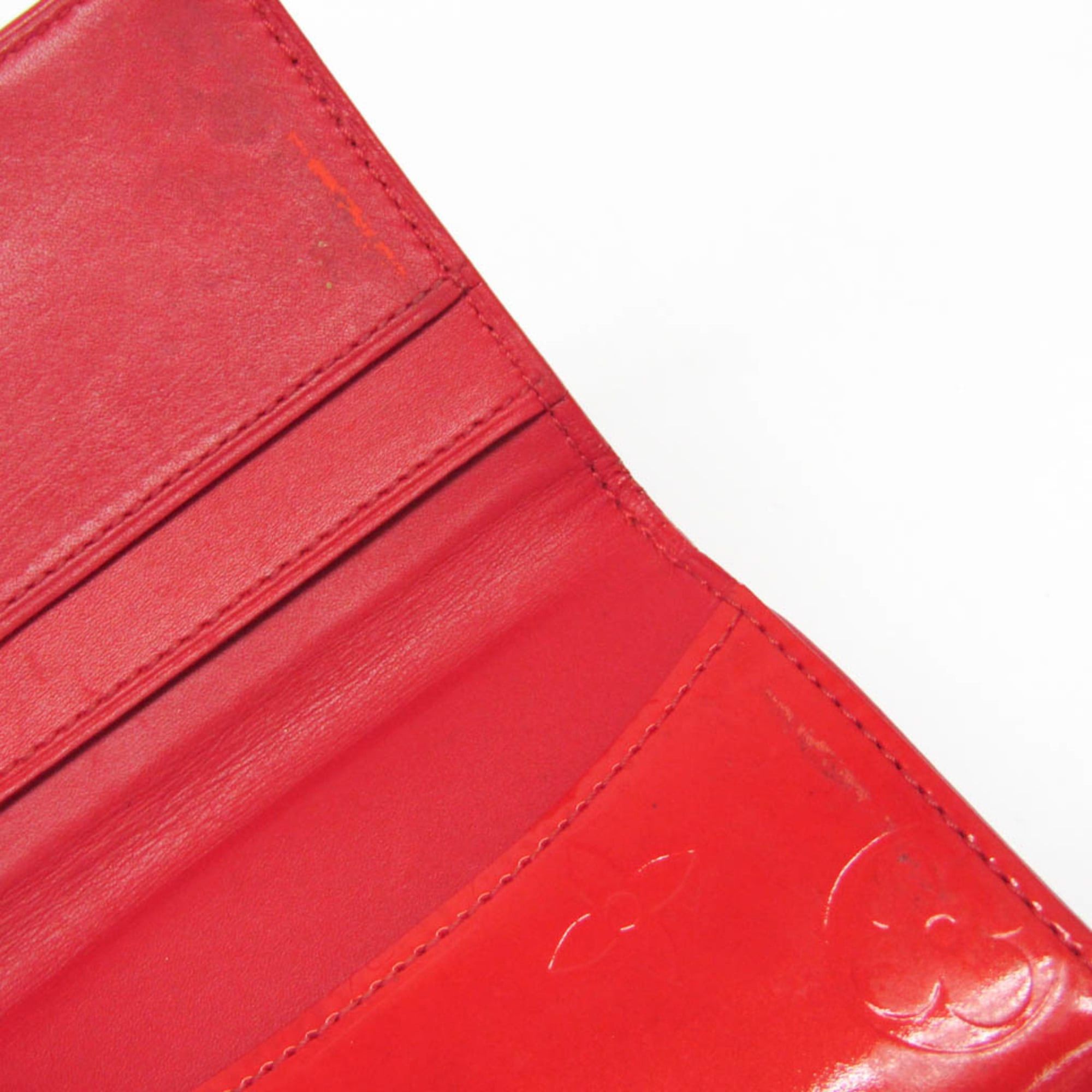 Louis Vuitton Louis Vuitton Monogram Vernis Ludlow M91090 Women's Monogram Vernis Coin Purse/coin Case Rouge Size ONE SIZE - 11 Thumbnail