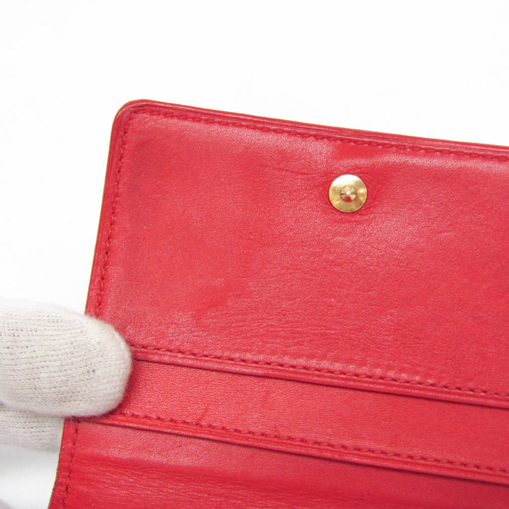 Louis Vuitton Louis Vuitton Monogram Vernis Ludlow M91090 Women's Monogram Vernis Coin Purse/coin Case Rouge Size ONE SIZE - 12 Thumbnail