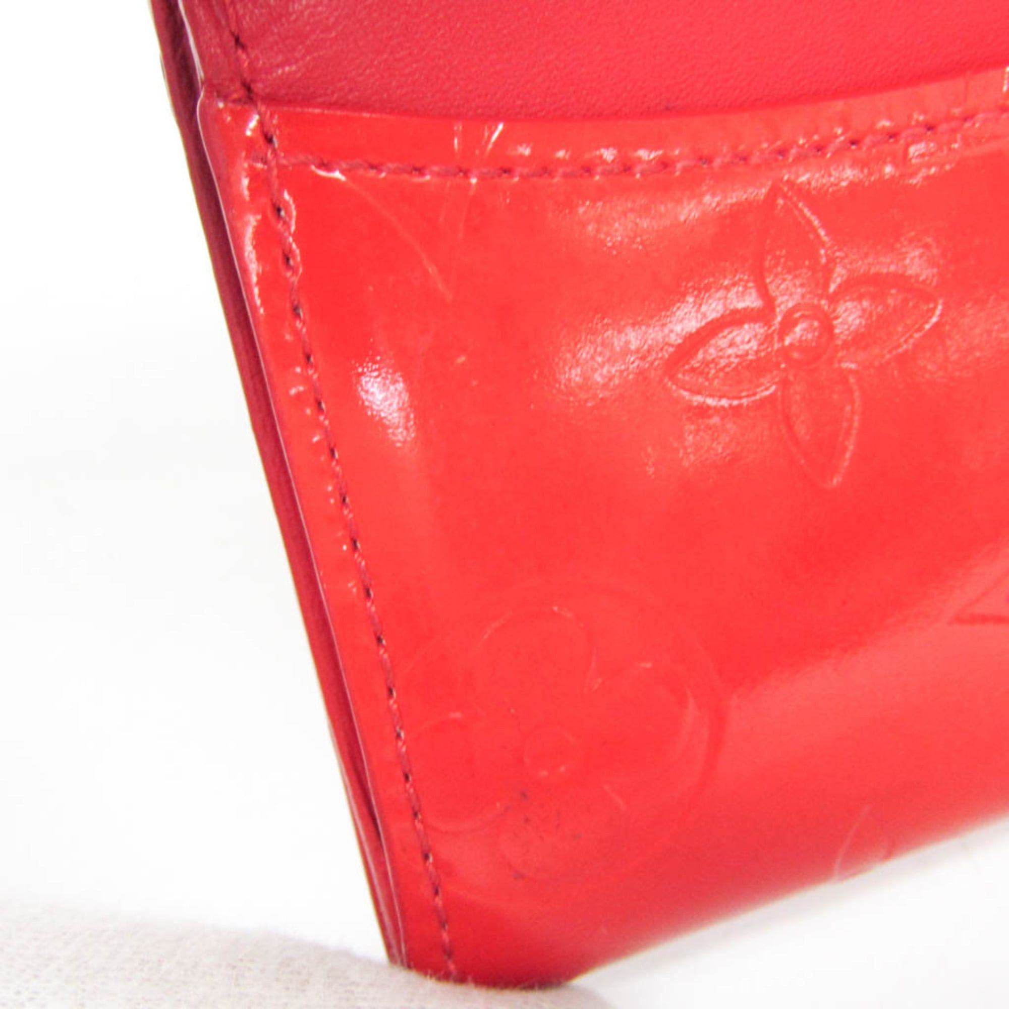 Louis Vuitton Louis Vuitton Monogram Vernis Ludlow M91090 Women's Monogram Vernis Coin Purse/coin Case Rouge Size ONE SIZE - 13 Thumbnail