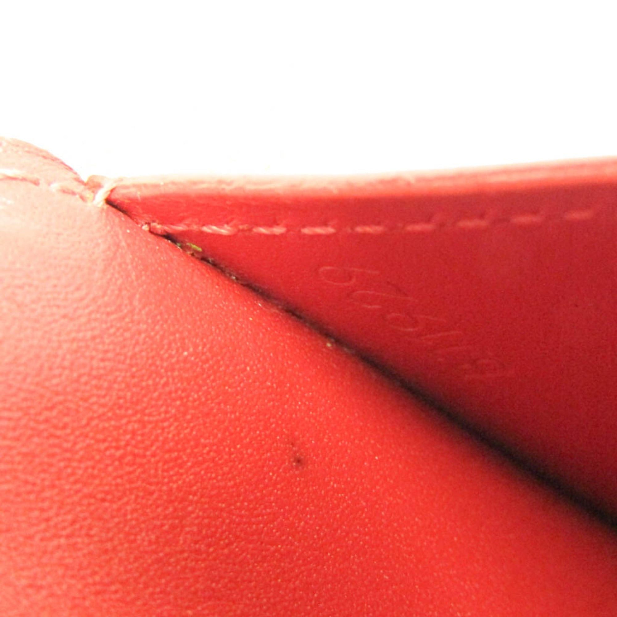 Louis Vuitton Louis Vuitton Monogram Vernis Ludlow M91090 Women's Monogram Vernis Coin Purse/coin Case Rouge Size ONE SIZE - 17 Thumbnail