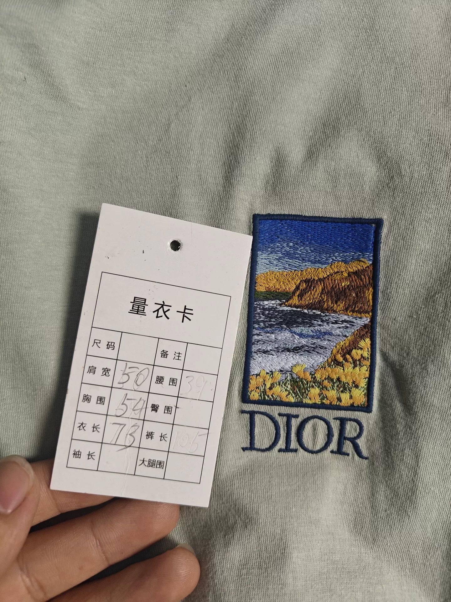 Dior Dior Embroidered Logo Short Sleeve Shirt Size US M / EU 48-50 / 2 - 5 Thumbnail