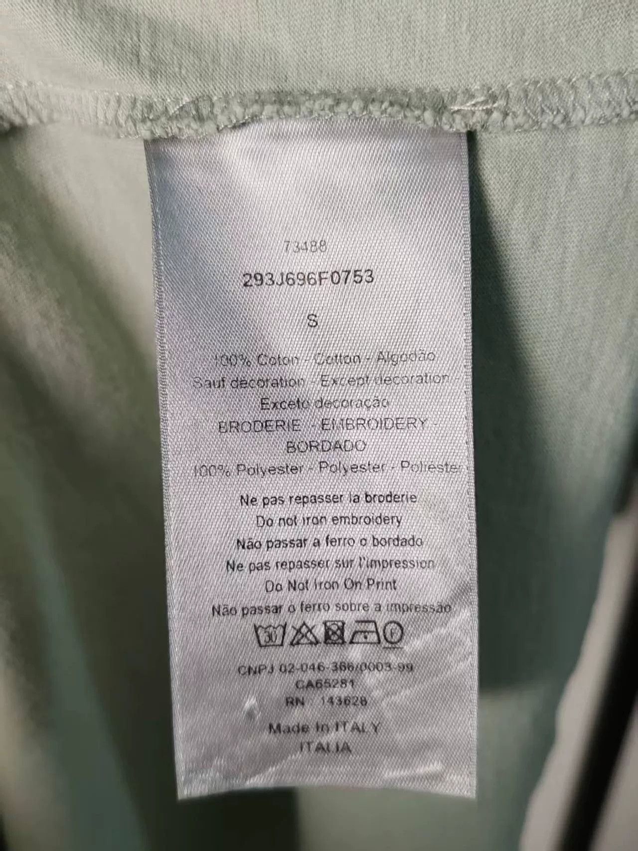 Dior Dior Embroidered Logo Short Sleeve Shirt Size US M / EU 48-50 / 2 - 4 Thumbnail