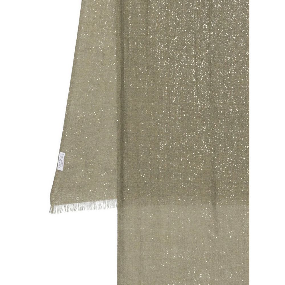 Brunello Cucinelli Brunello Cucinelli GREEN Scarves Size ONE SIZE - 3 Thumbnail