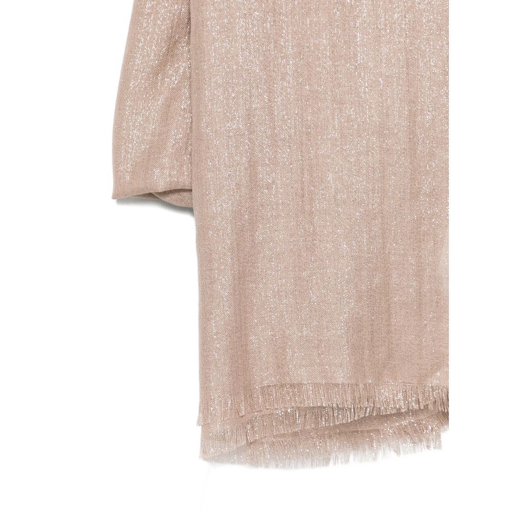 Brunello Cucinelli Brunello Cucinelli NEUTRALS Scarves Size ONE SIZE - 3 Thumbnail