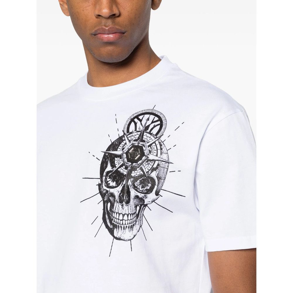 Philipp Plein Philipp Plein WHITE T-Shirts & Vests - T-Shirts Size US XL / EU 56 / 4 - 5 Thumbnail