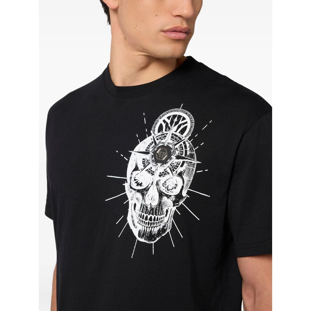 Philipp Plein Philipp Plein BLACK T-Shirts & Vests - T-Shirts Size US XL / EU 56 / 4 - 4 Thumbnail