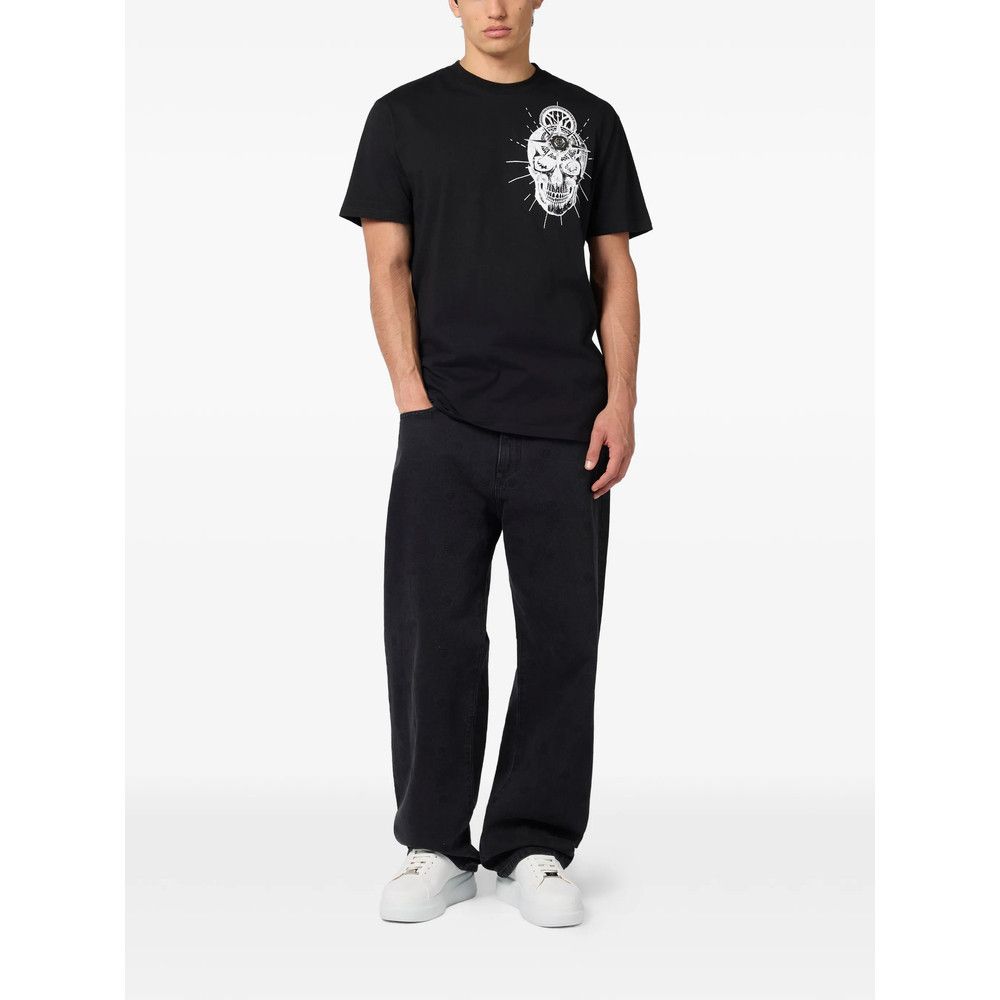 Philipp Plein Philipp Plein BLACK T-Shirts & Vests - T-Shirts Size US XXL / EU 58 / 5 - 2 Thumbnail