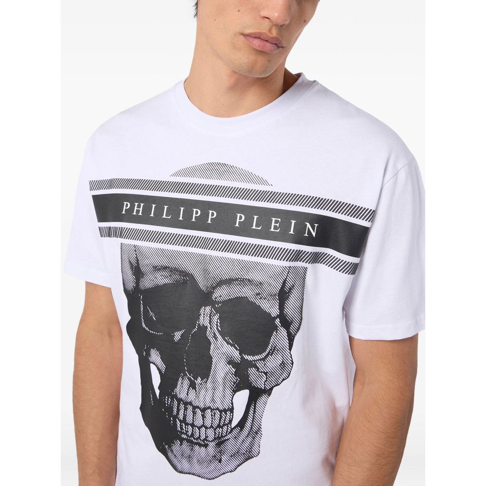 Philipp Plein Philipp Plein WHITE T-Shirts & Vests - T-Shirts Size US XXL / EU 58 / 5 - 3 Thumbnail