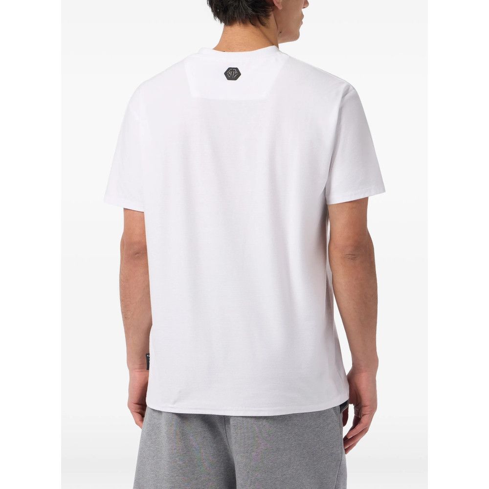 Philipp Plein Philipp Plein WHITE T-Shirts & Vests - T-Shirts Size US M / EU 48-50 / 2 - 2 Thumbnail
