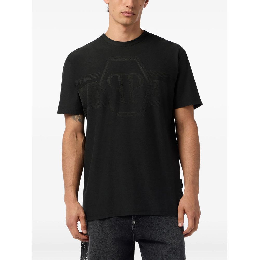 Philipp Plein Philipp Plein BLACK T-Shirts & Vests - T-Shirts Size US L / EU 52-54 / 3 - 3 Thumbnail