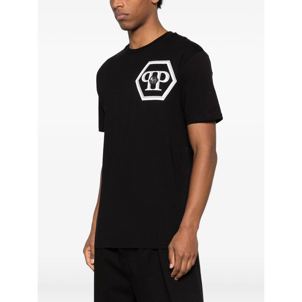 Philipp Plein Philipp Plein BLACK T-Shirts & Vests - T-Shirts Size US XL / EU 56 / 4 - 3 Thumbnail