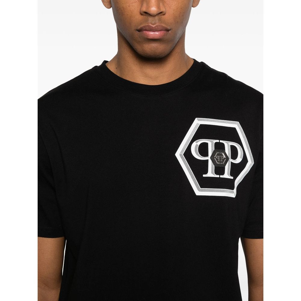 Philipp Plein Philipp Plein BLACK T-Shirts & Vests - T-Shirts Size US XL / EU 56 / 4 - 2 Thumbnail