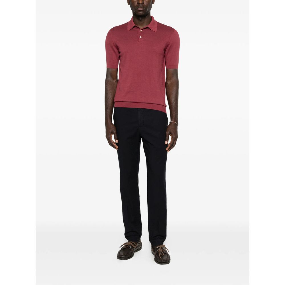 Fedeli Fedeli RED Polo Shirts Size US L / EU 52-54 / 3 - 5 Thumbnail