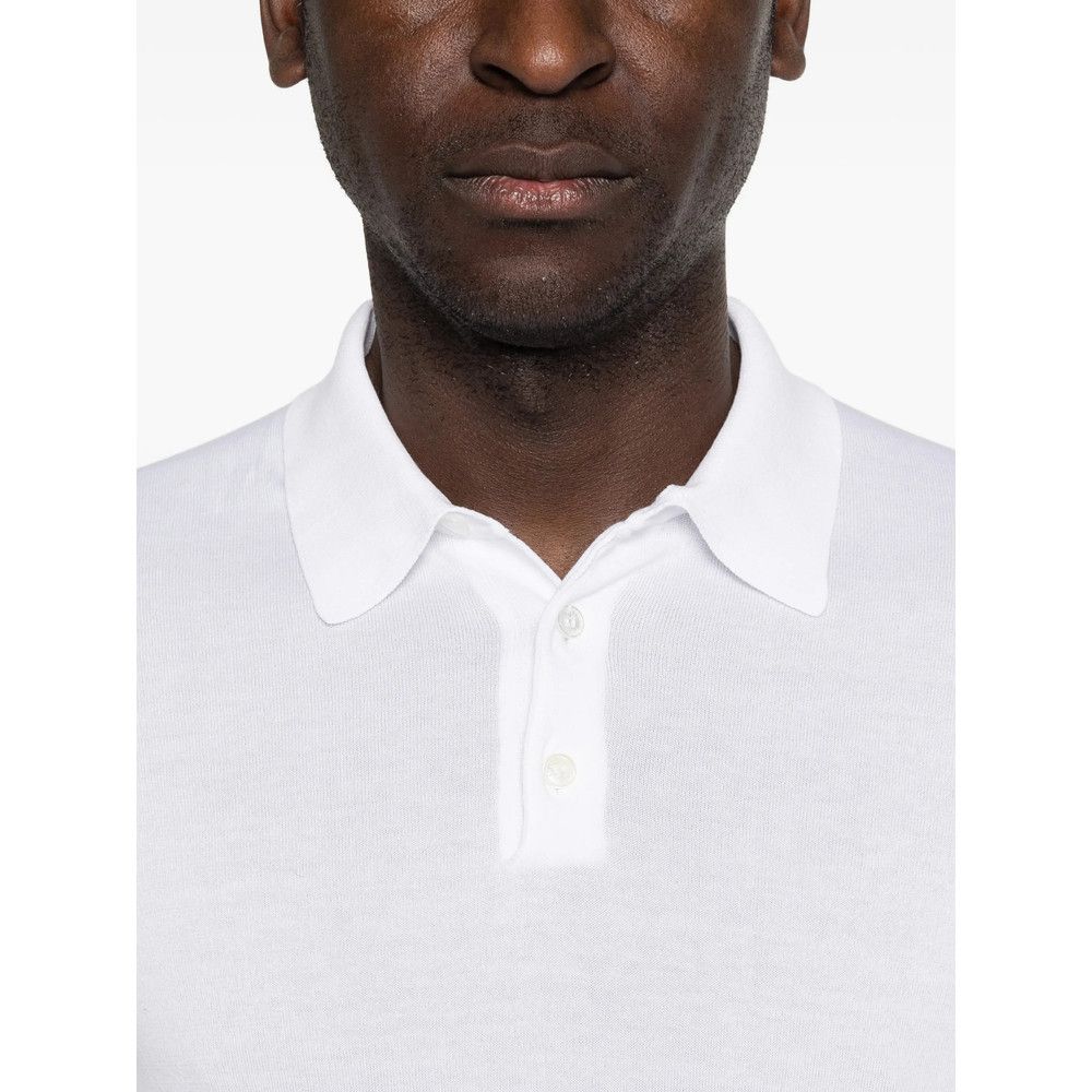 Fedeli Fedeli WHITE Polo Shirts Size US S / EU 44-46 / 1 - 2 Thumbnail