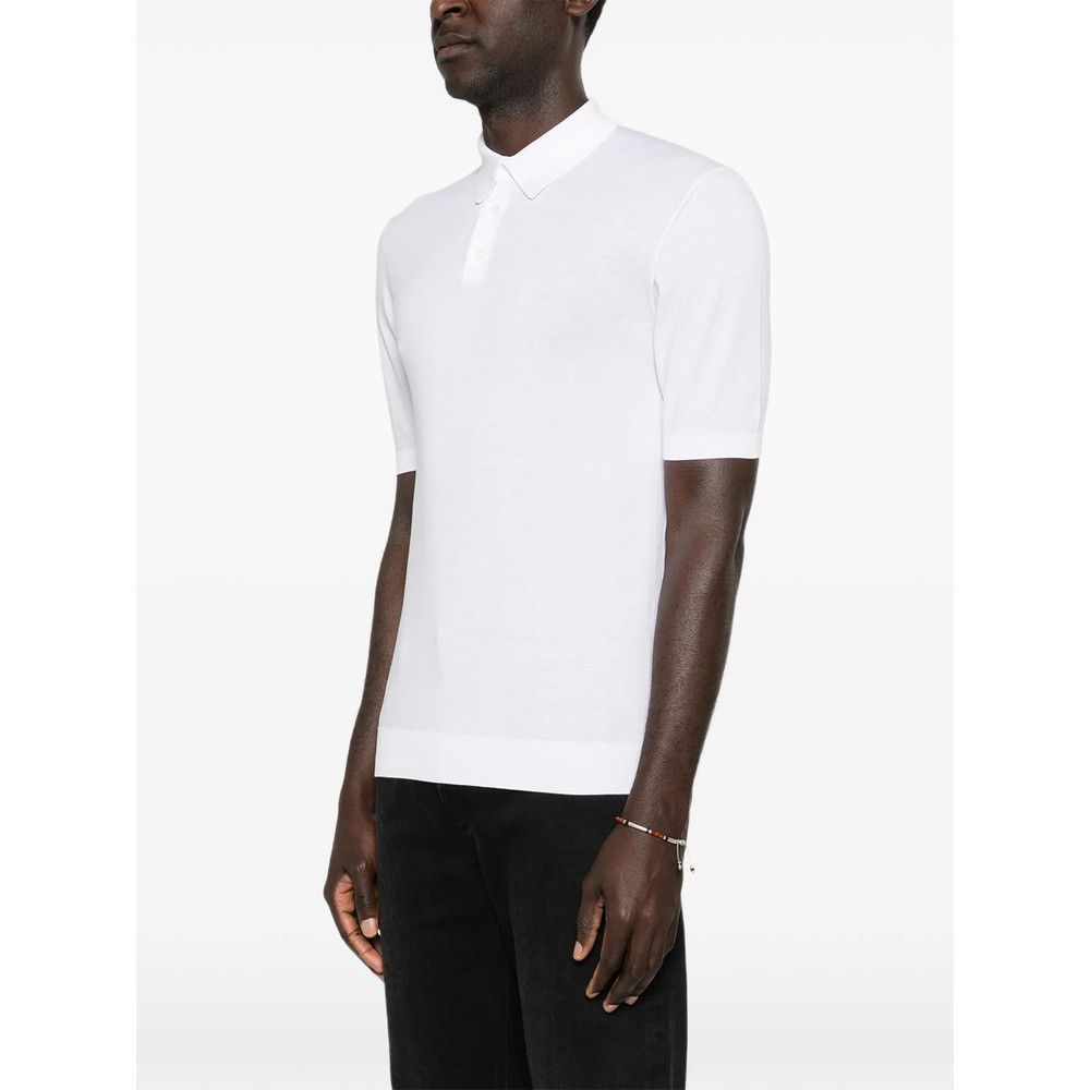 Fedeli Fedeli WHITE Polo Shirts Size US S / EU 44-46 / 1 - 5 Thumbnail
