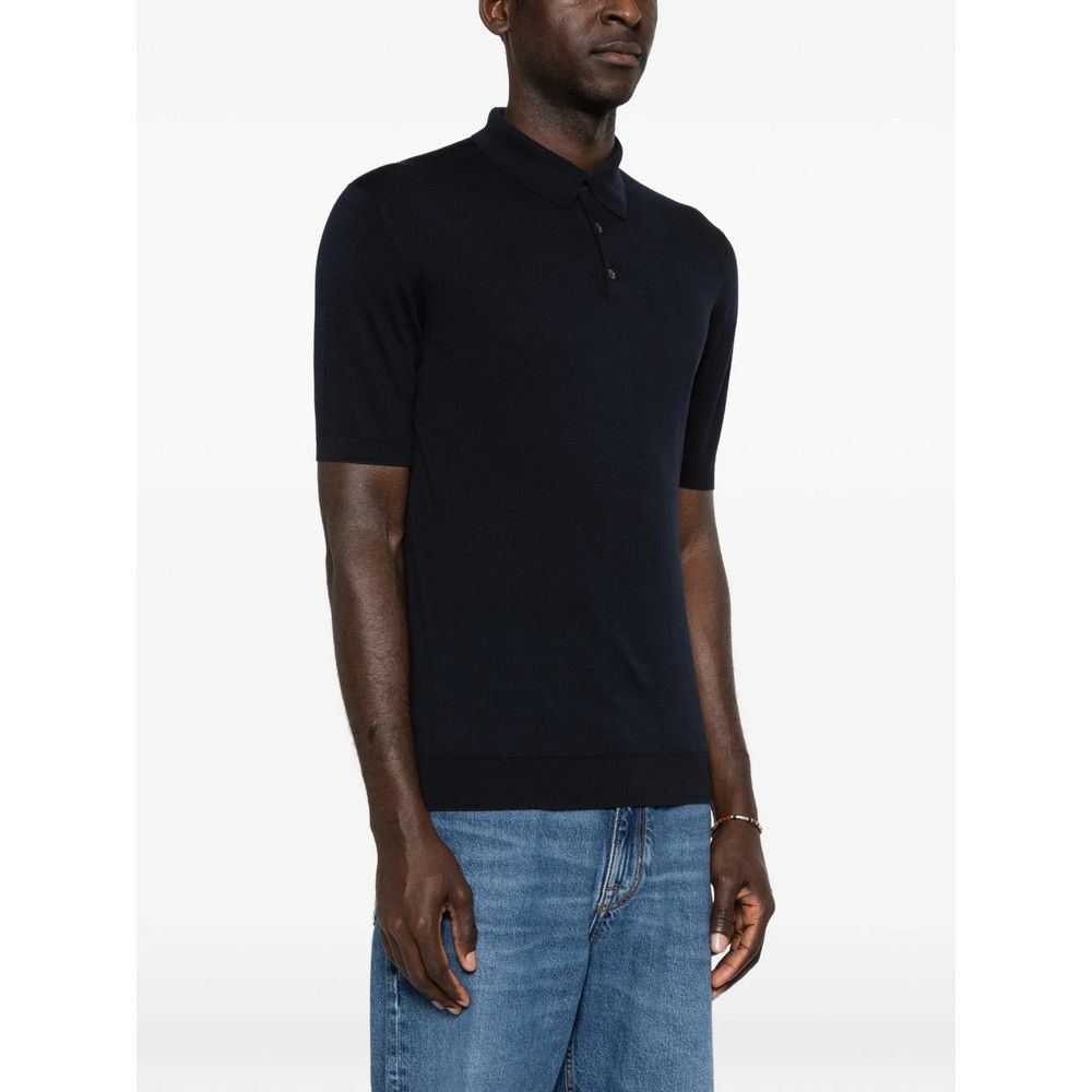 Fedeli Fedeli BLUE Polo Shirts Size US XL / EU 56 / 4 - 5 Thumbnail