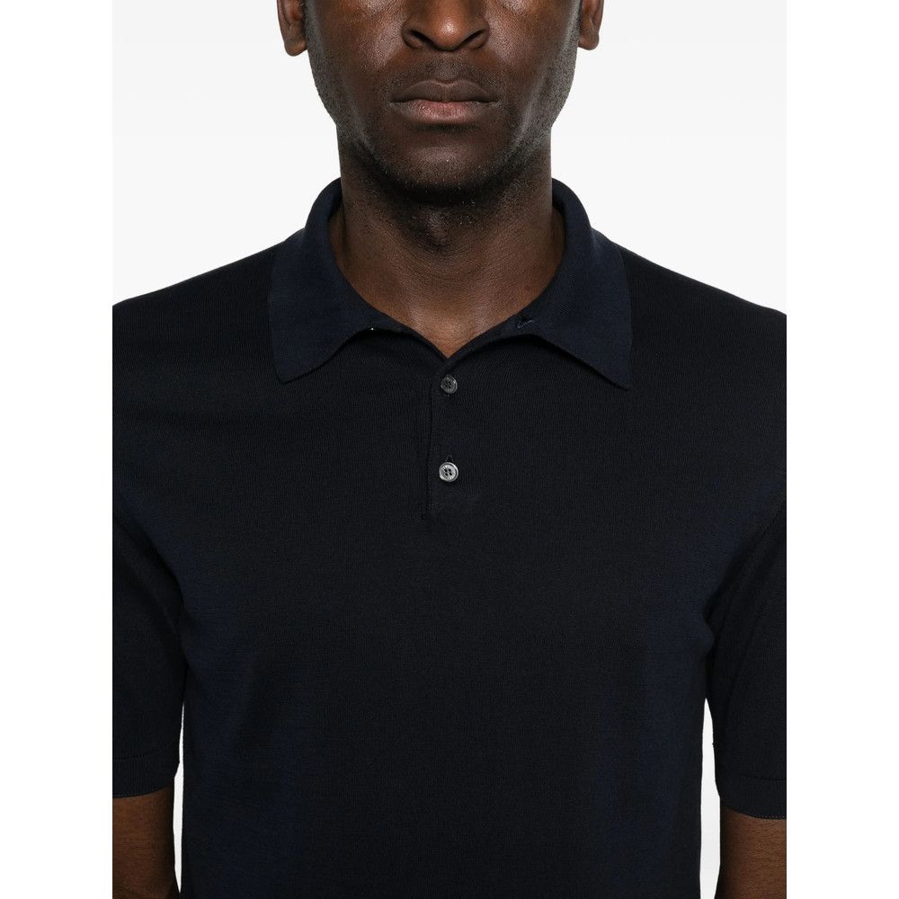 Fedeli Fedeli BLUE Polo Shirts Size US XXL / EU 58 / 5 - 4 Thumbnail