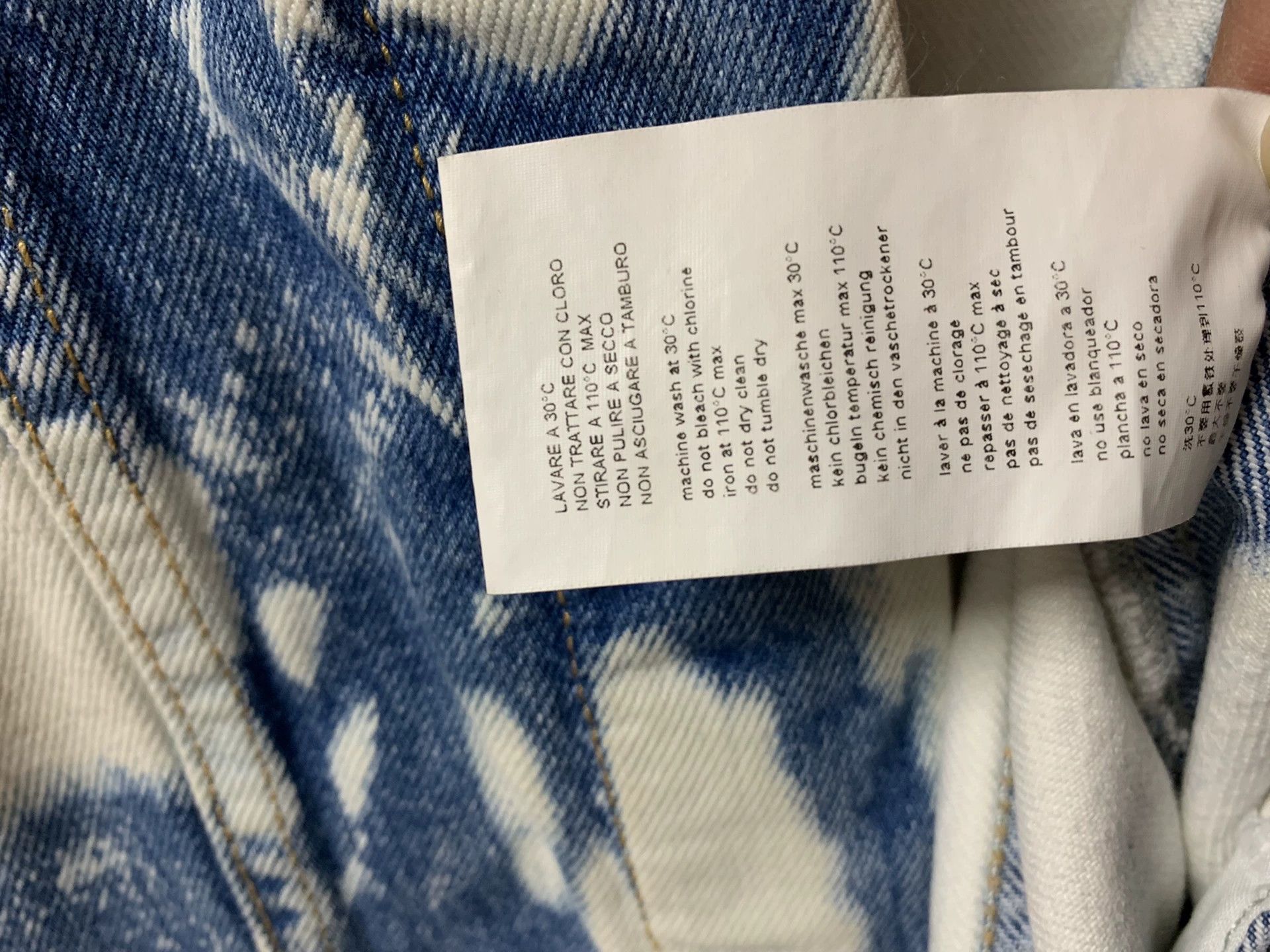 Represent Clo. UK Streetwear Italian Denim Jacket Size US M / EU 48-50 / 2 - 8 Thumbnail
