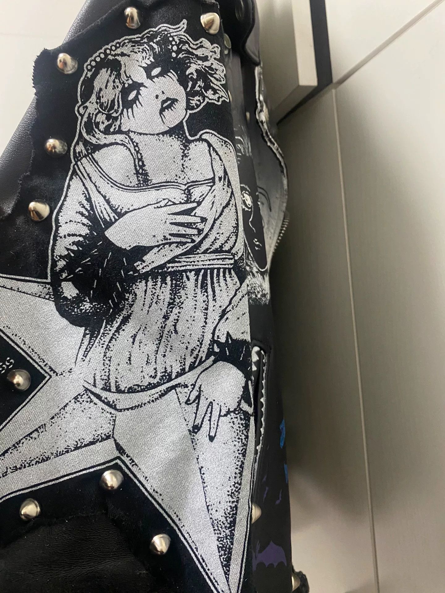 Schott Schott Hand-Painted Punk Leather Jacket Size US M / EU 48-50 / 2 - 7 Thumbnail