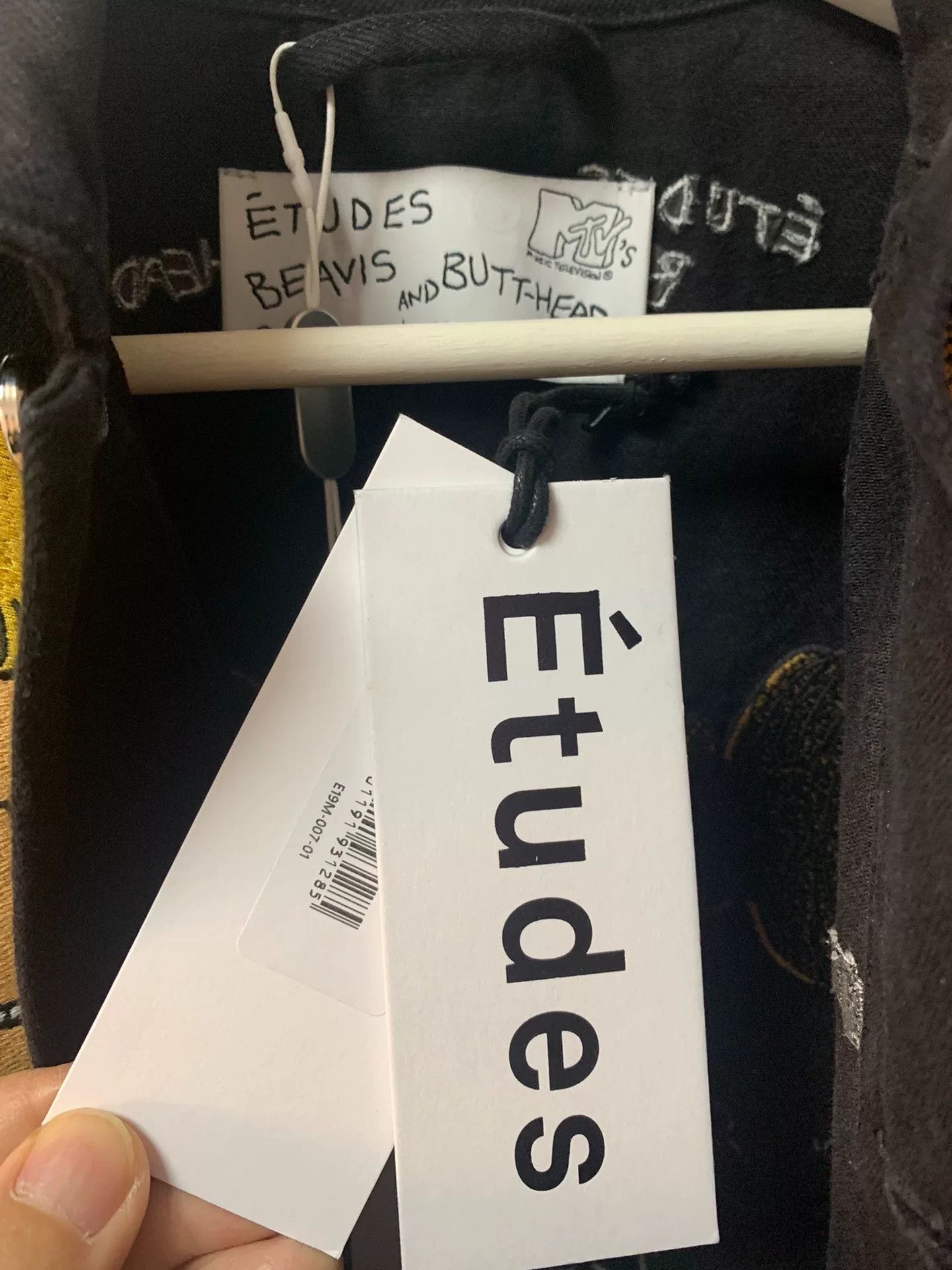 Etudes Etudes Beavis and Butthead Embroidered Denim Jacket Size US M / EU 48-50 / 2 - 4 Thumbnail