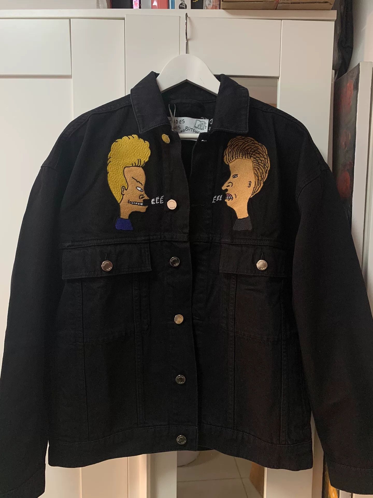 Etudes Etudes Beavis and Butthead Embroidered Denim Jacket Size US M / EU 48-50 / 2 - 2 Thumbnail
