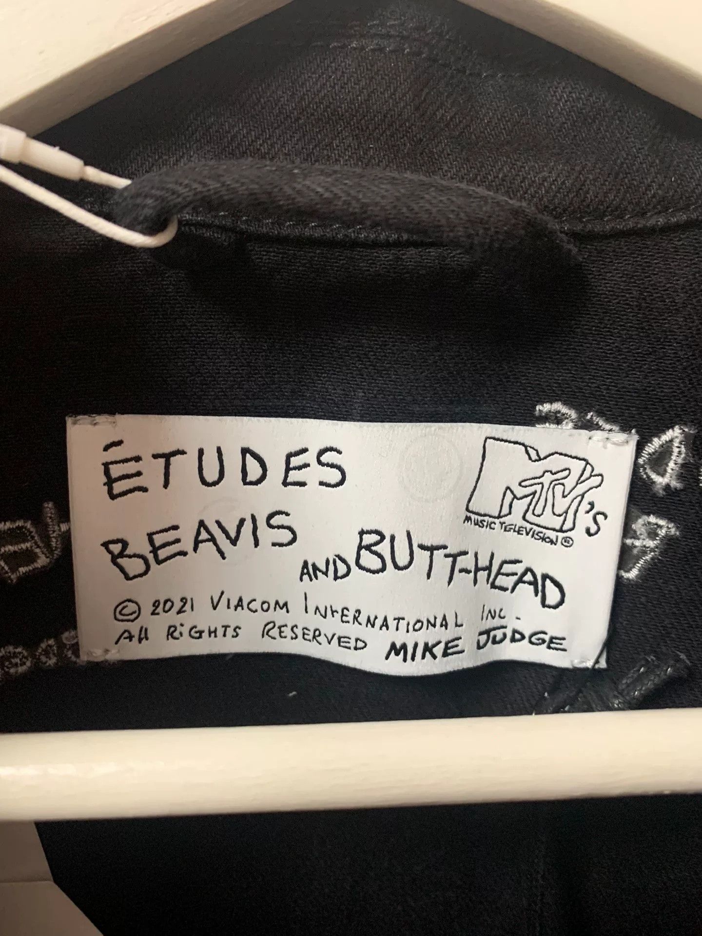 Etudes Etudes Beavis and Butthead Embroidered Denim Jacket Size US M / EU 48-50 / 2 - 5 Thumbnail