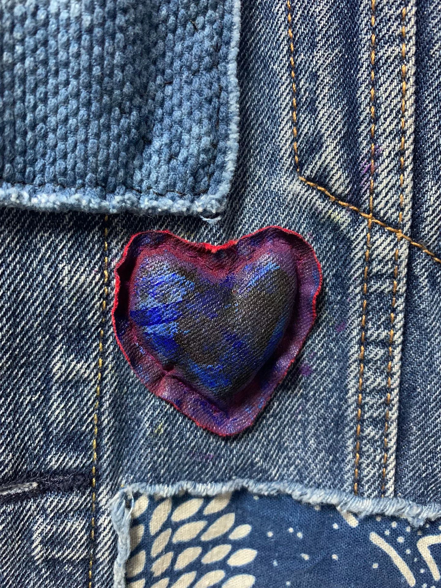 Levi's Vintage Clothing CGJoey Remake Boro Patch Denim Jacket Size US M / EU 48-50 / 2 - 4 Thumbnail
