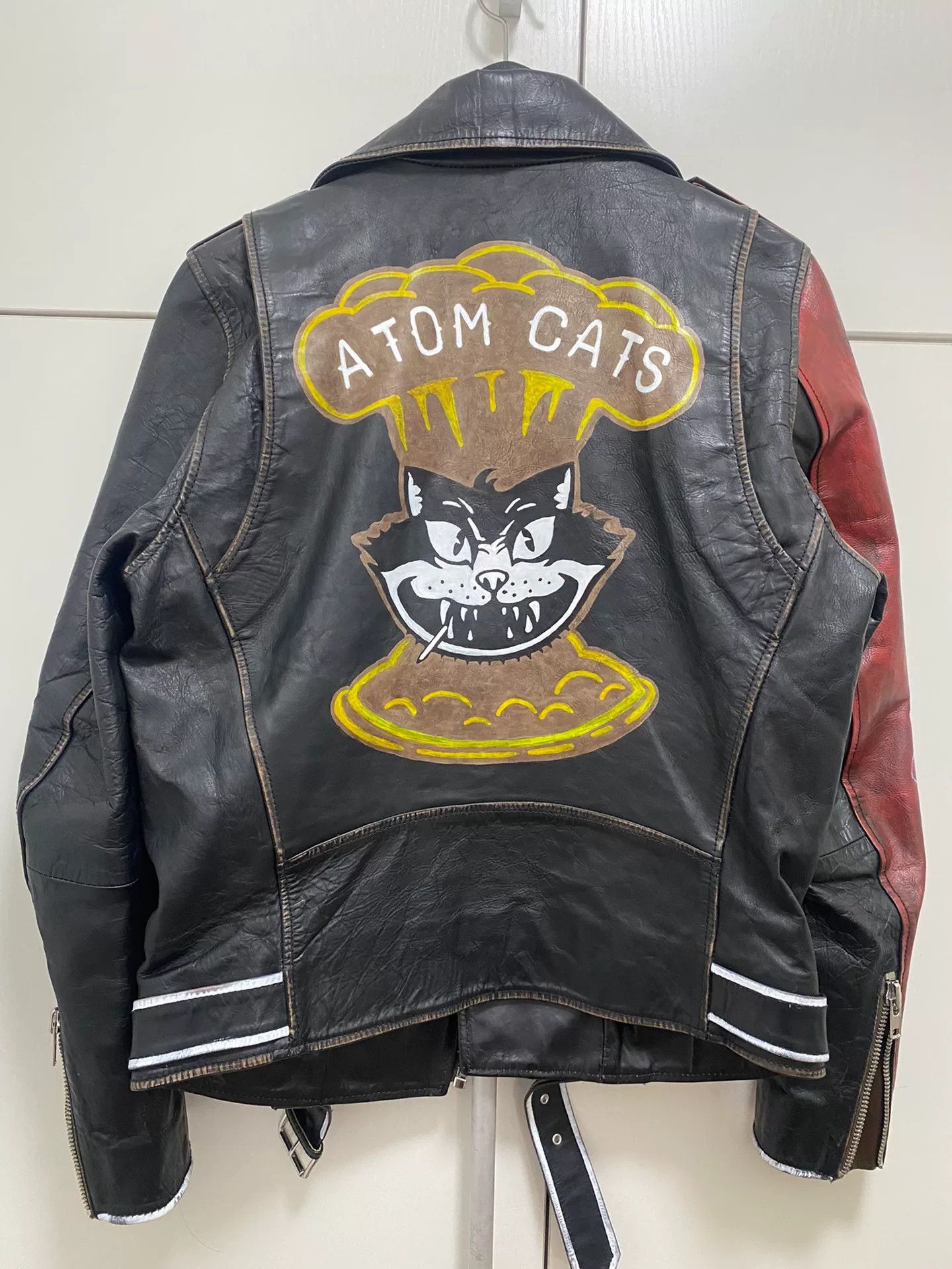 Diesel Diesel Fallout 4 Atom Cat Leather Jacket Size US M / EU 48-50 / 2 - 2 Thumbnail