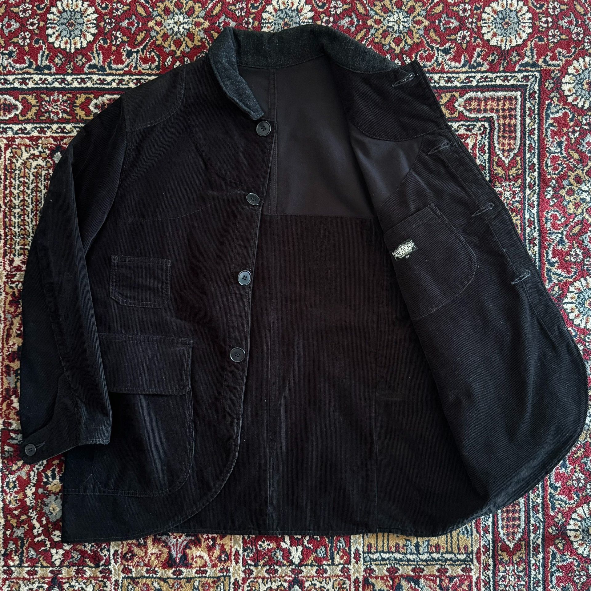 BLACK SIGN Black Sign Corduroy Hunting Jacket Size US M / EU 48-50 / 2 - 2 Thumbnail