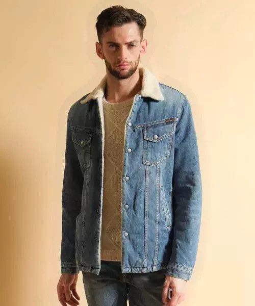 Nudie Jeans Nudie Lenny Denim Cashmere Jacket Size US M / EU 48-50 / 2 - 2 Thumbnail