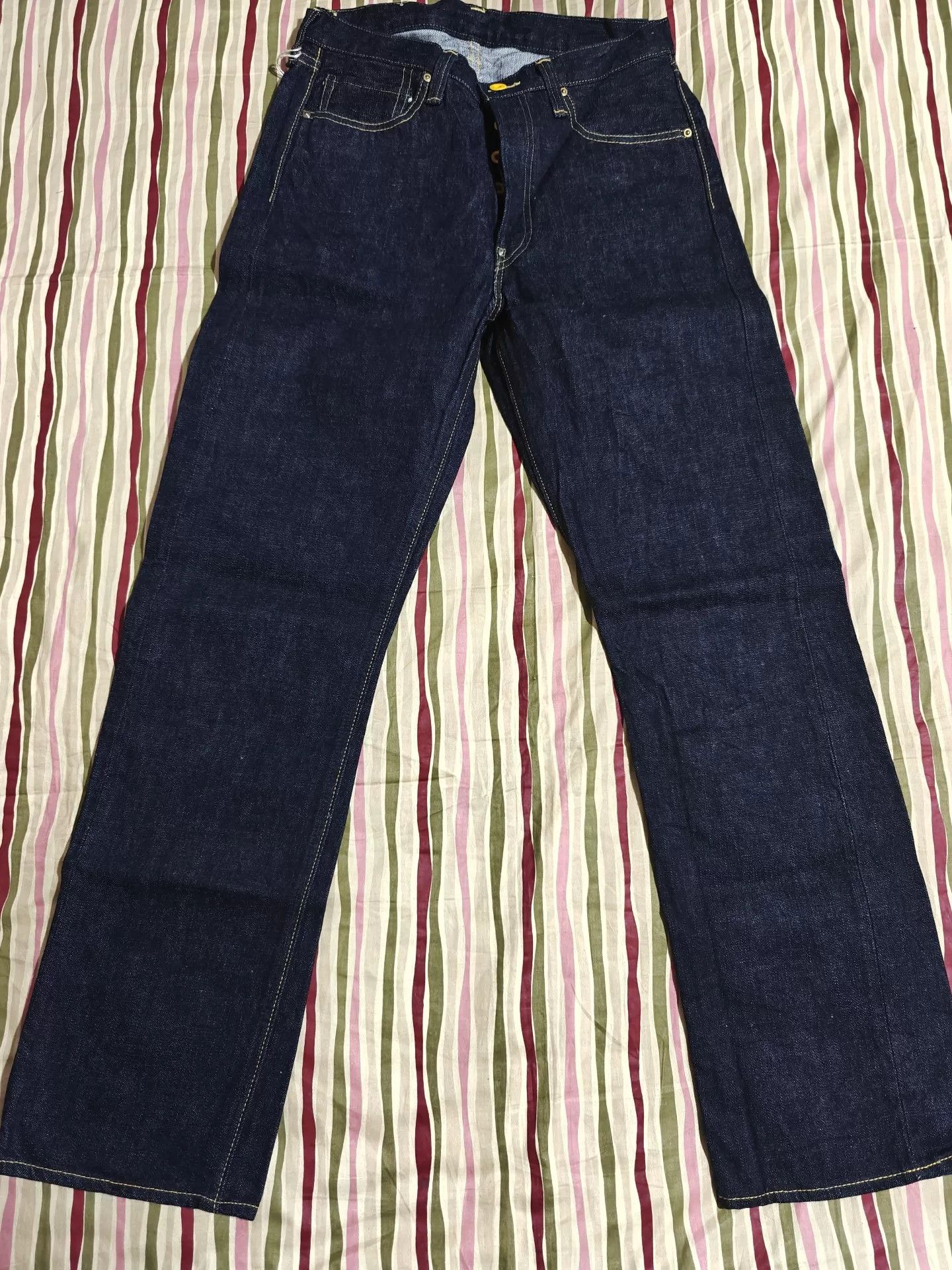 Full Count & Co. Full Count x DC S101 Zimbabwe Cotton Raw Denim Jeans Size US 30 / EU 46 - 2 Thumbnail