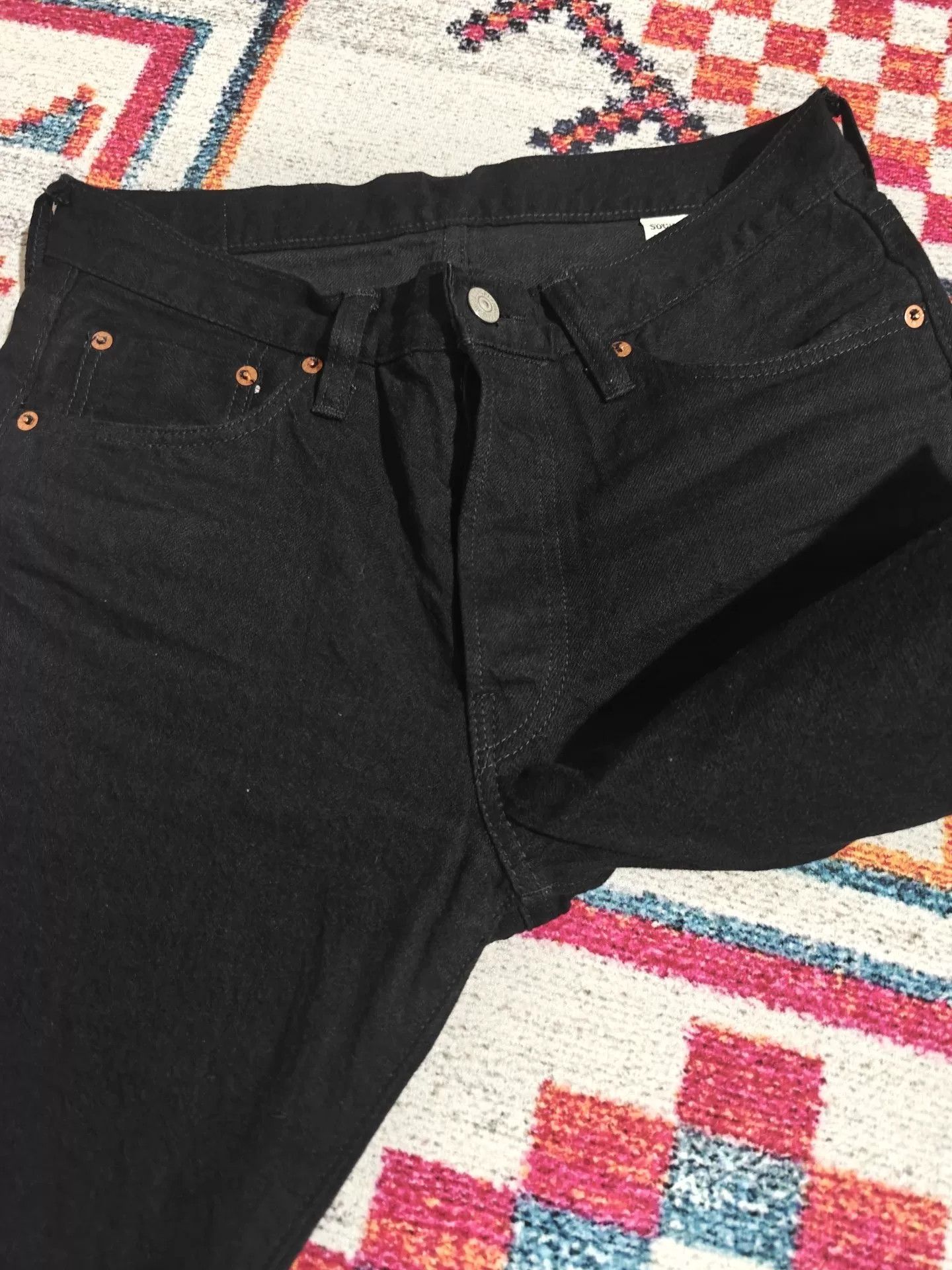 Sugar Cane Sugar Cane 1947 TYPE-III 13oz Black Jeans Size US 31 - 4 Thumbnail