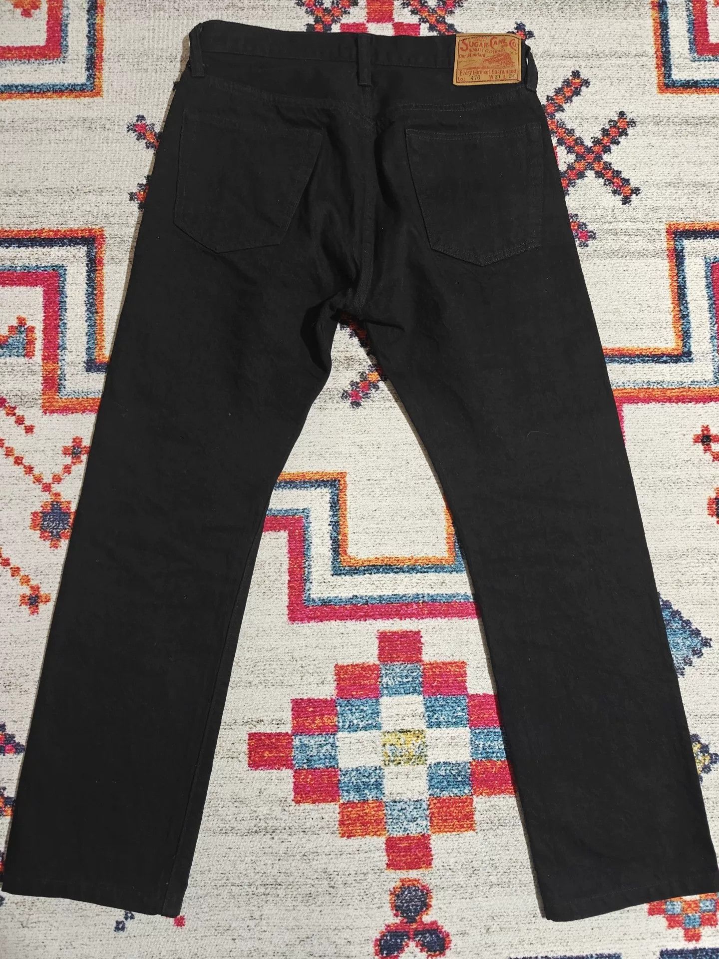 Sugar Cane Sugar Cane 1947 TYPE-III 13oz Black Jeans Size US 31 - 3 Thumbnail