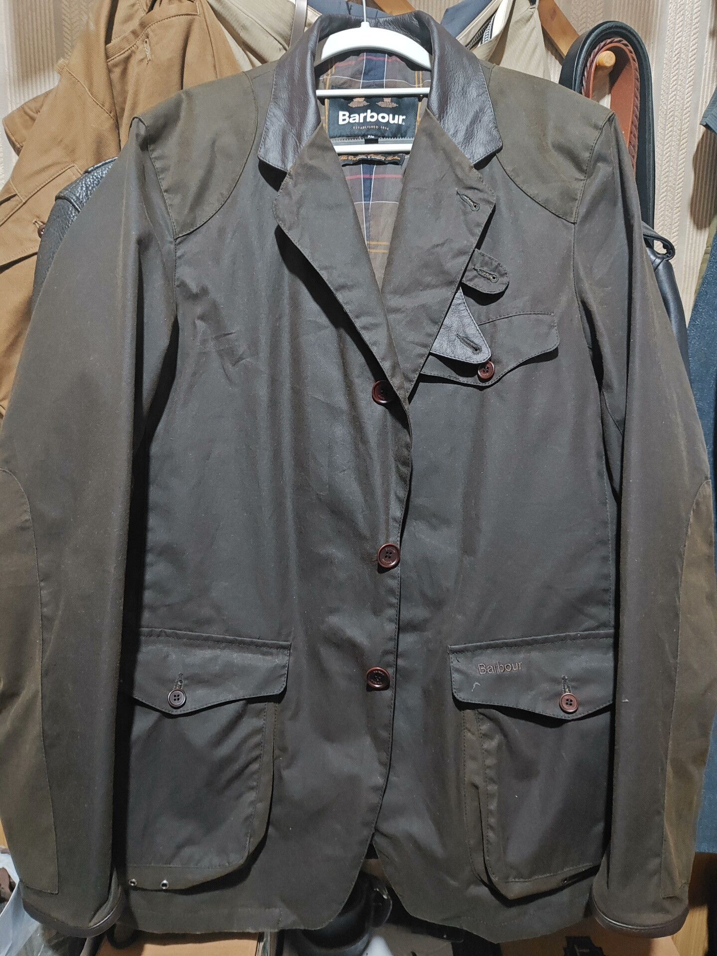 Barbour Barbour Beacon 007 Skyfall Waxed Jacket Size US XL / EU 56 / 4 - 2 Thumbnail