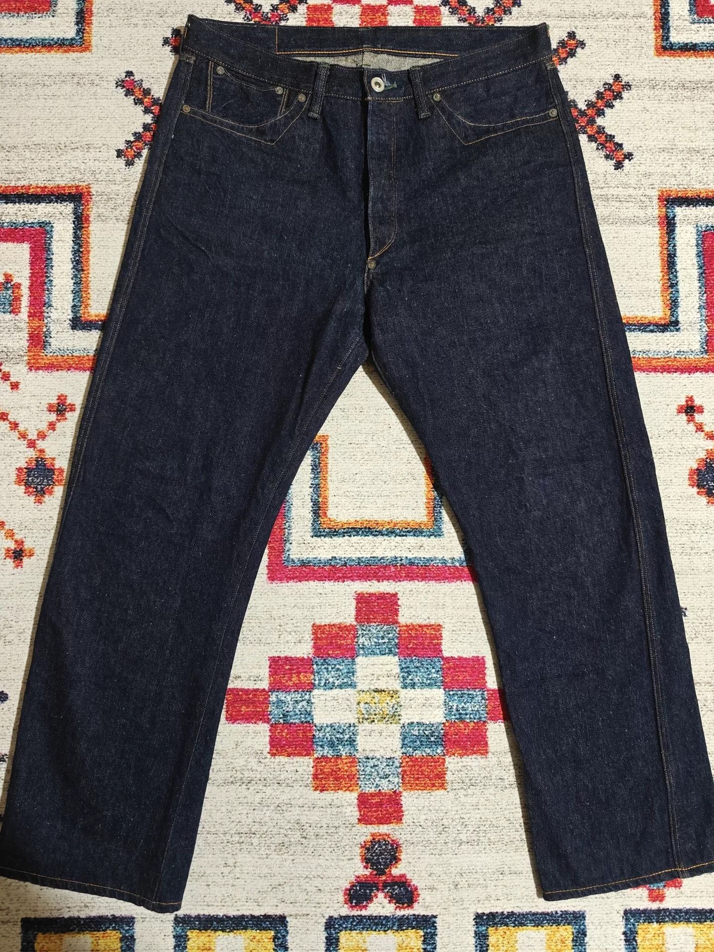 Vintage Warehouse 20th Anniversary Brown Duck Digger Jeans Size US 32 / EU 48 - 2 Thumbnail
