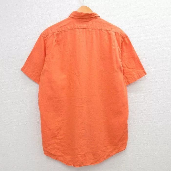 Ralph Lauren Ralph Lauren 90s Military Linen Orange Shirt Size US M / EU 48-50 / 2 - 2 Thumbnail